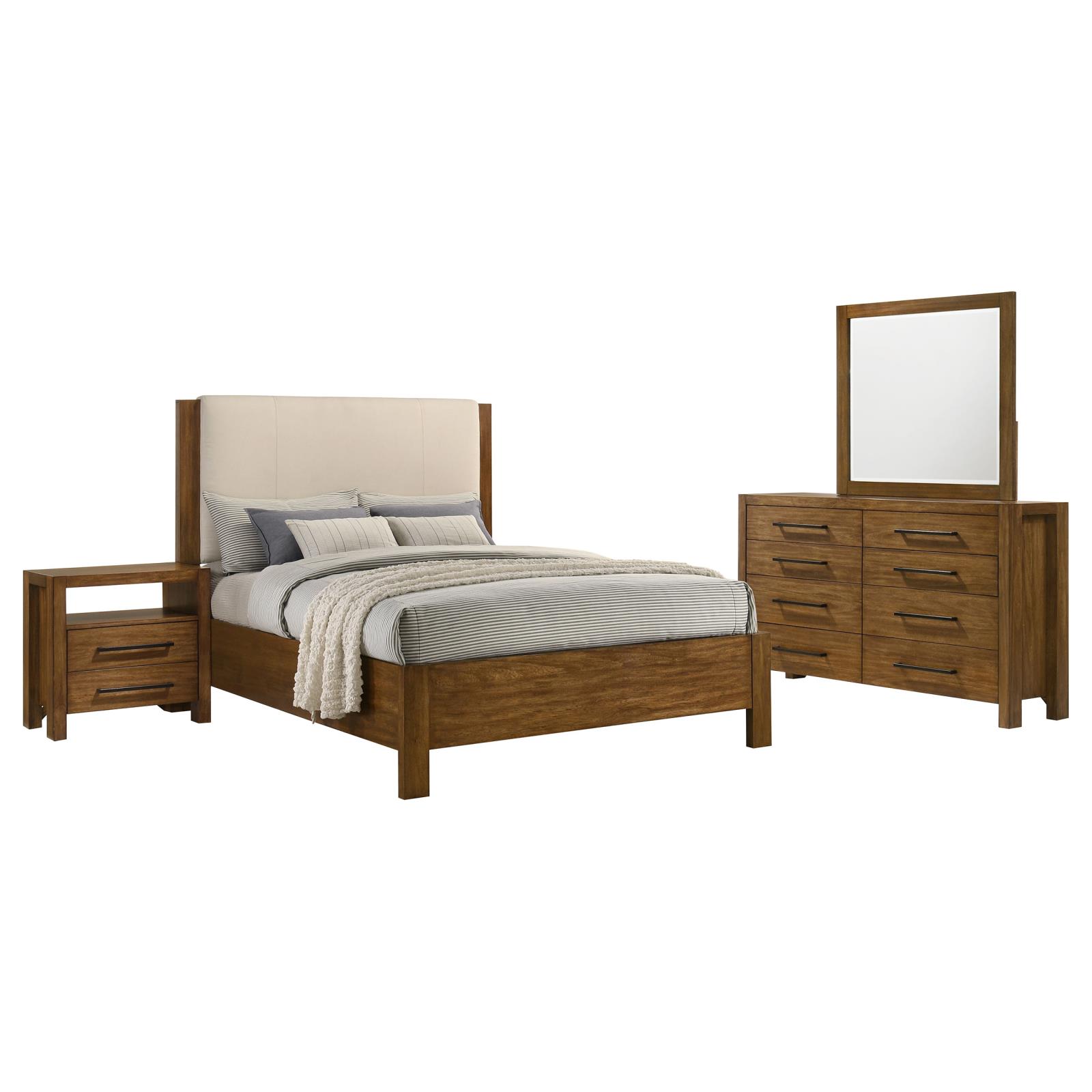 Adderley Bedroom Set Warm Brown - Image 2