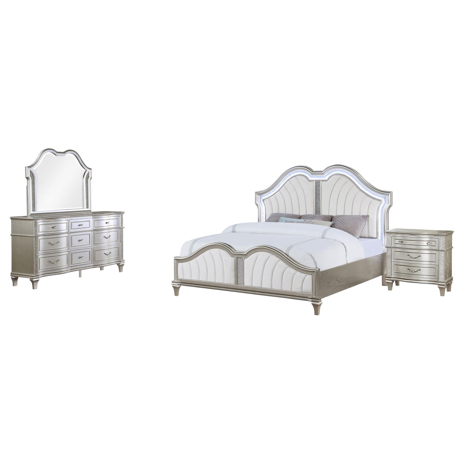 Evangeline Bedroom Set Silver Oak - Image 3