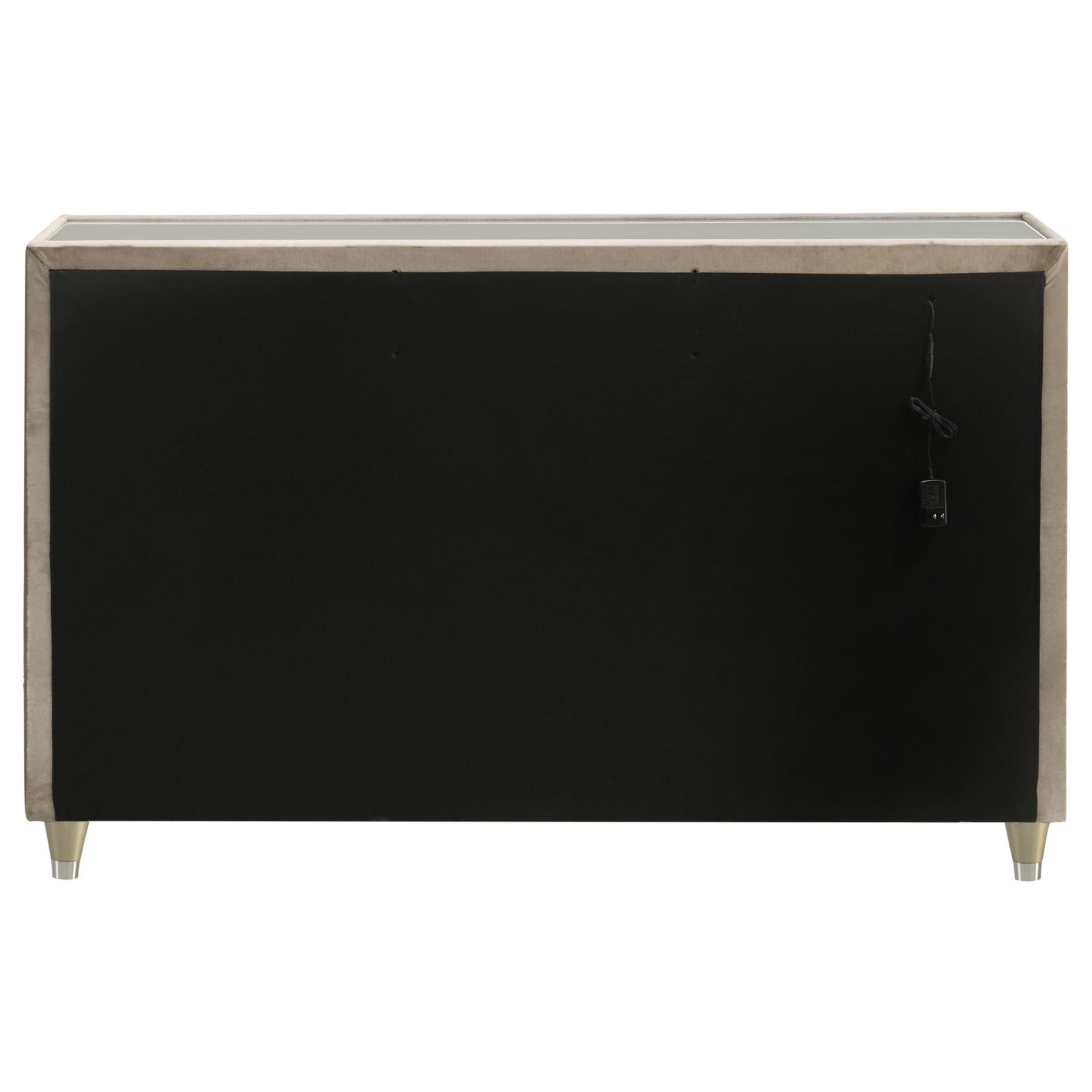 Lorient 8-drawer LED Bedroom Dresser Cabinet - Image 7