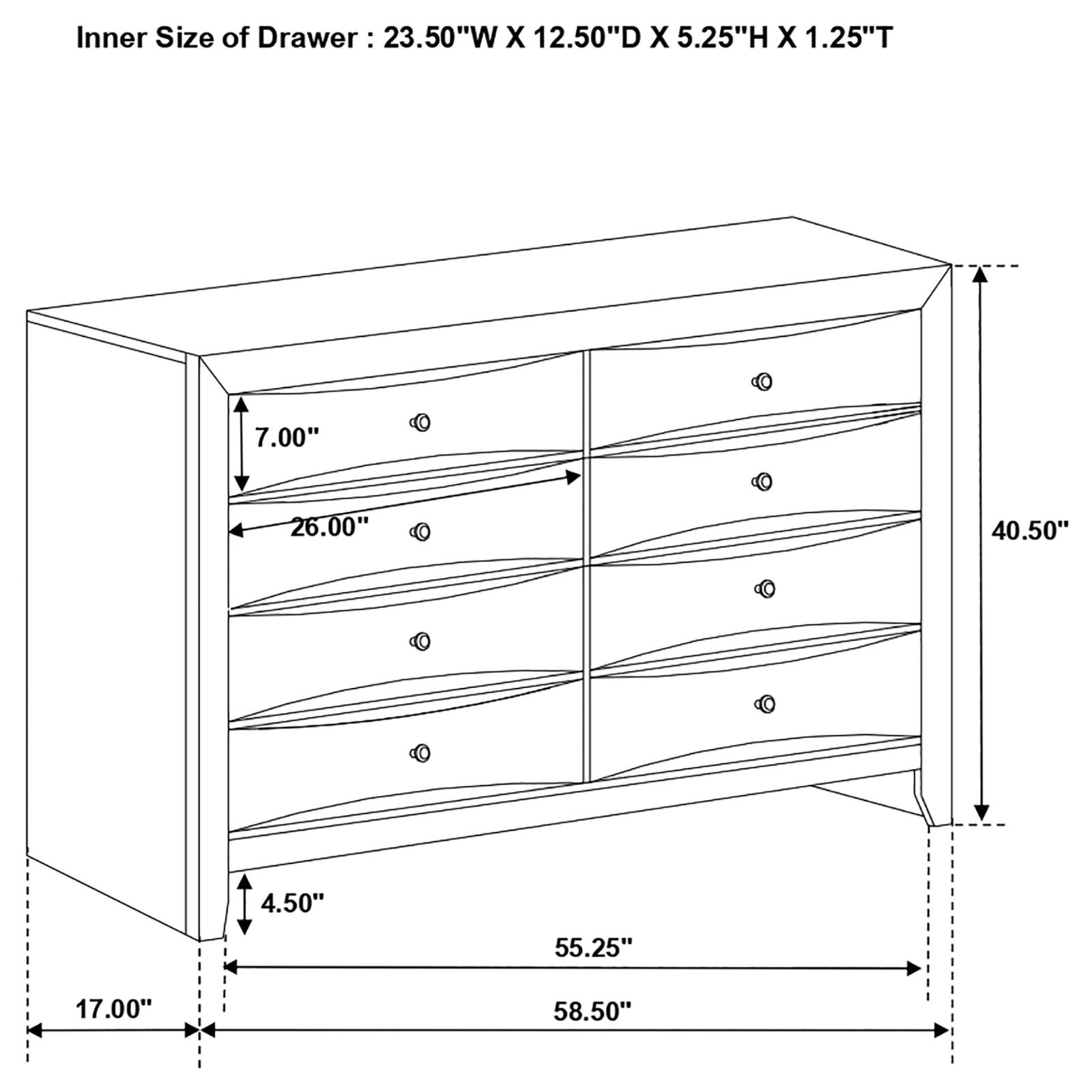Briana Bedroom Set Black - Image 13