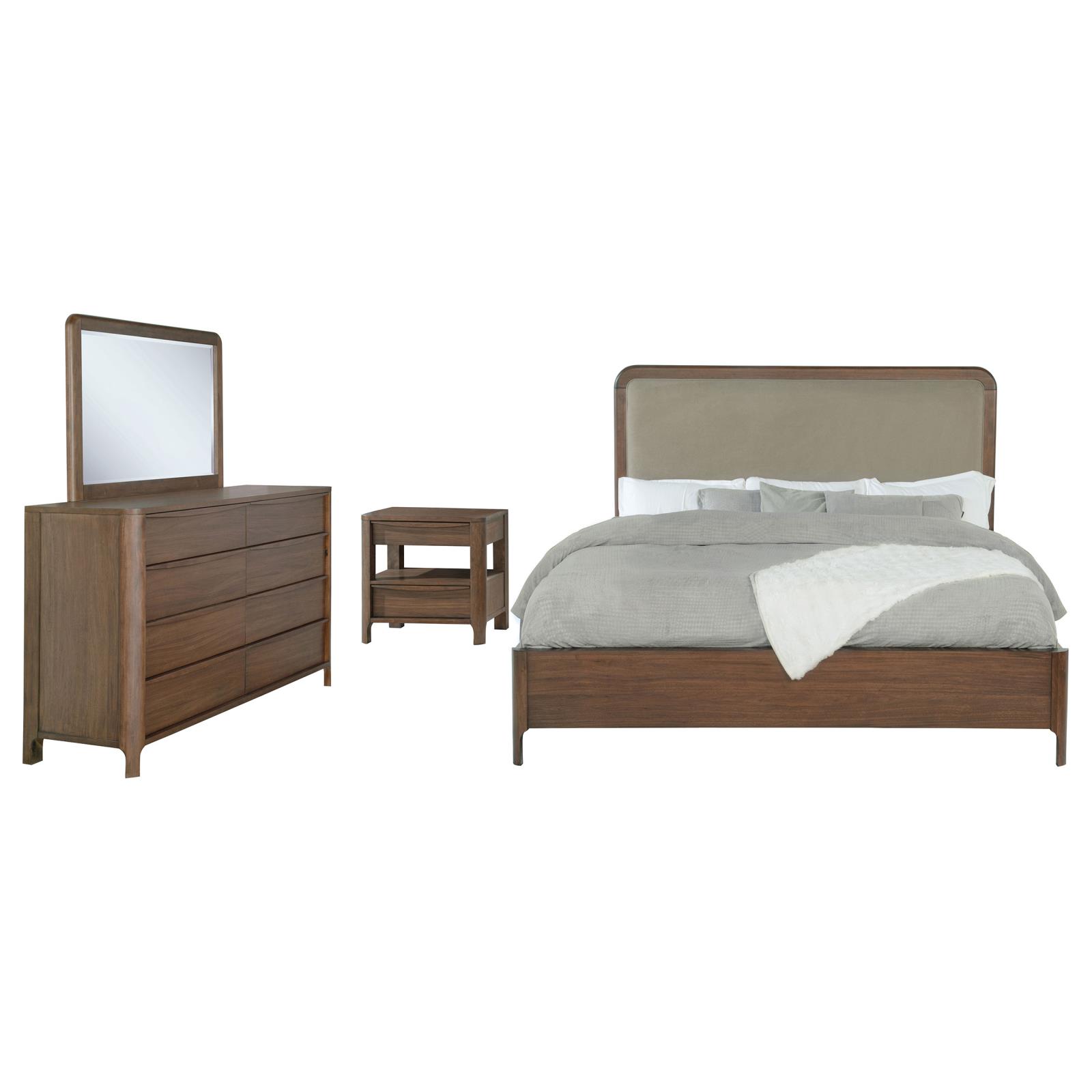 Maderia Bedroom Set Walnut - Image 2