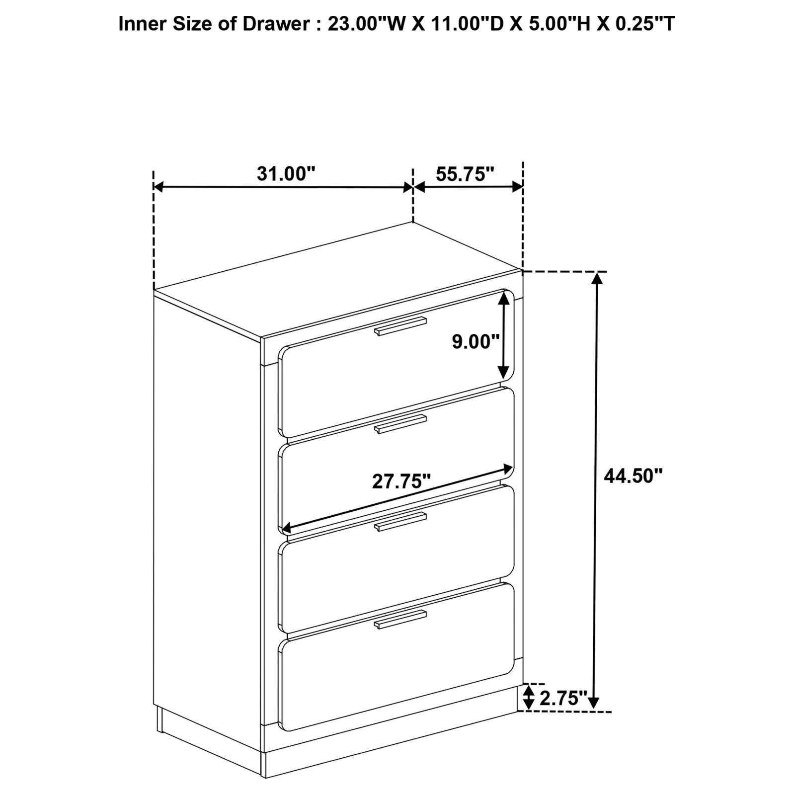 Caraway 4-drawer Bedroom Chest - Image 11