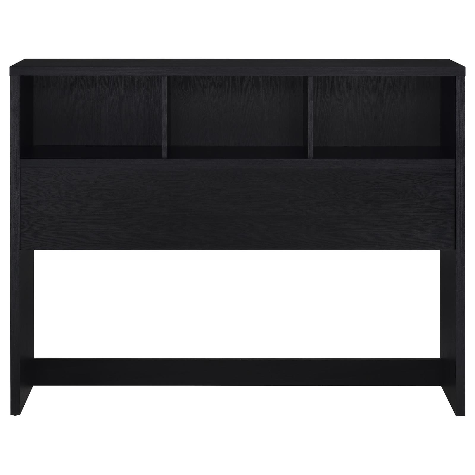 Westpark 49-inch Queen Bookcase Headboard Black - Image 3
