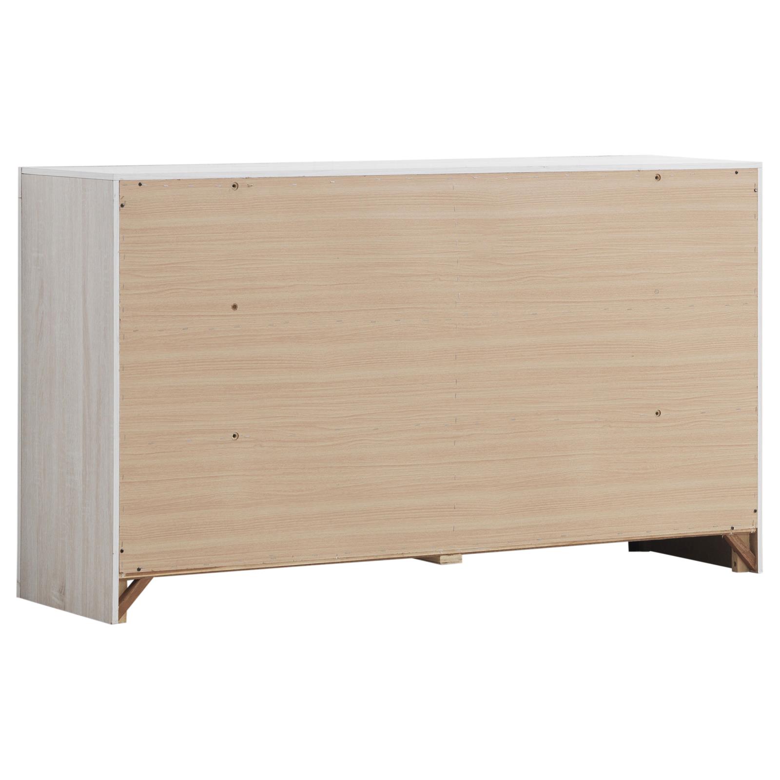 Brantford 6-drawer Dresser Coastal White - Image 6