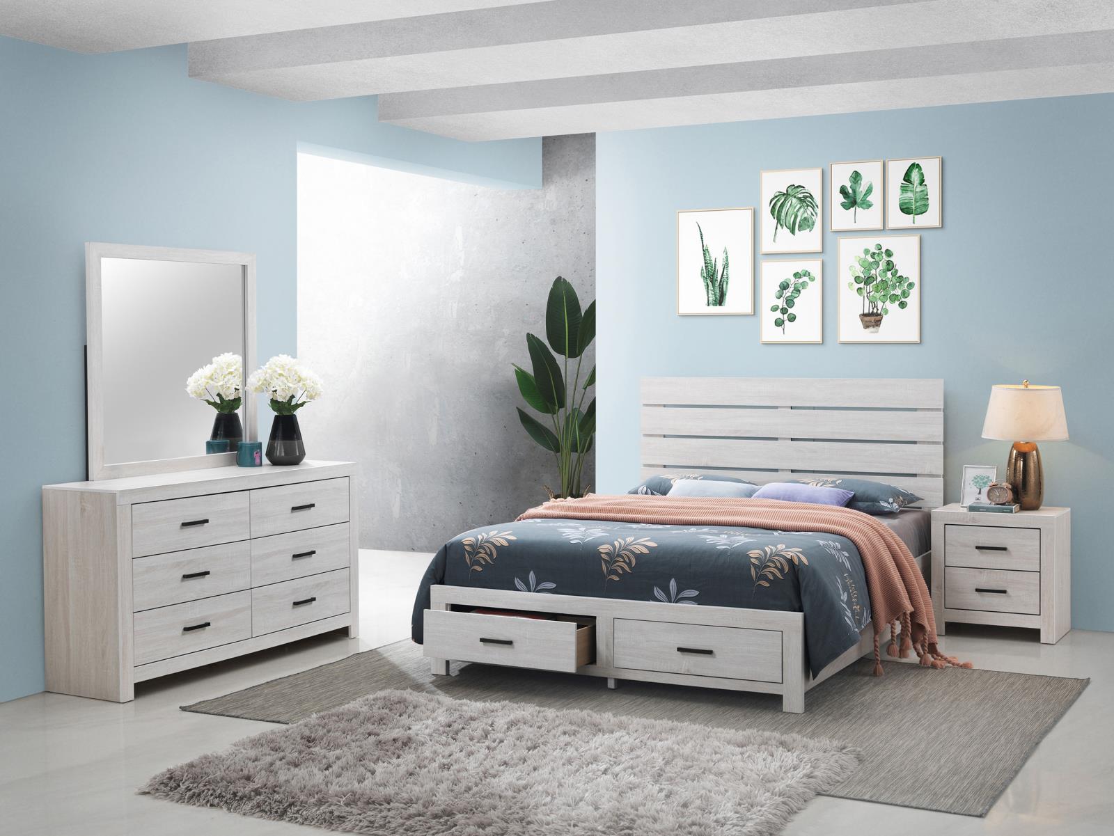 Brantford Bedroom Set Coastal White