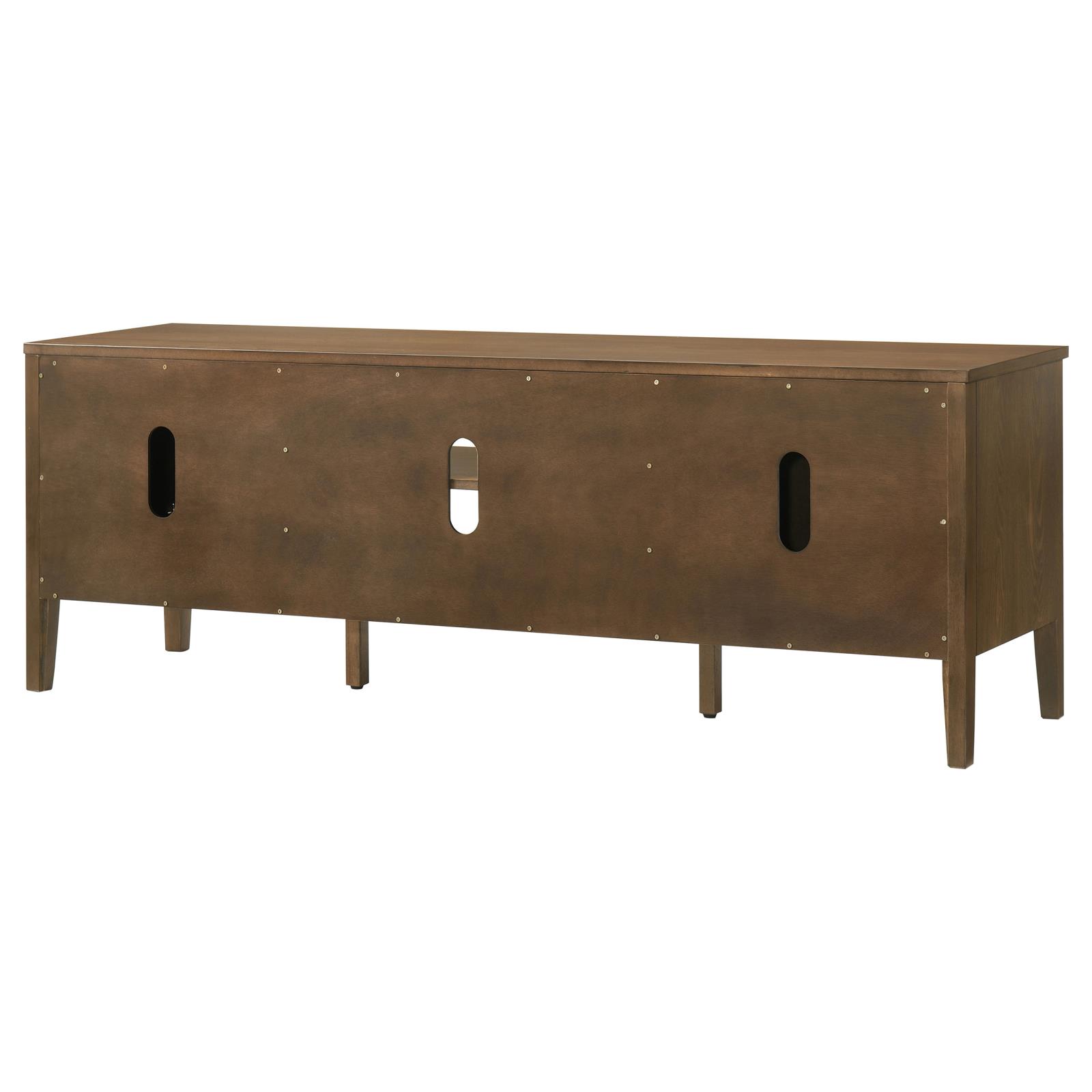 Thori 63-inch 2-door TV Stand Media Console Dark Brown - Image 9