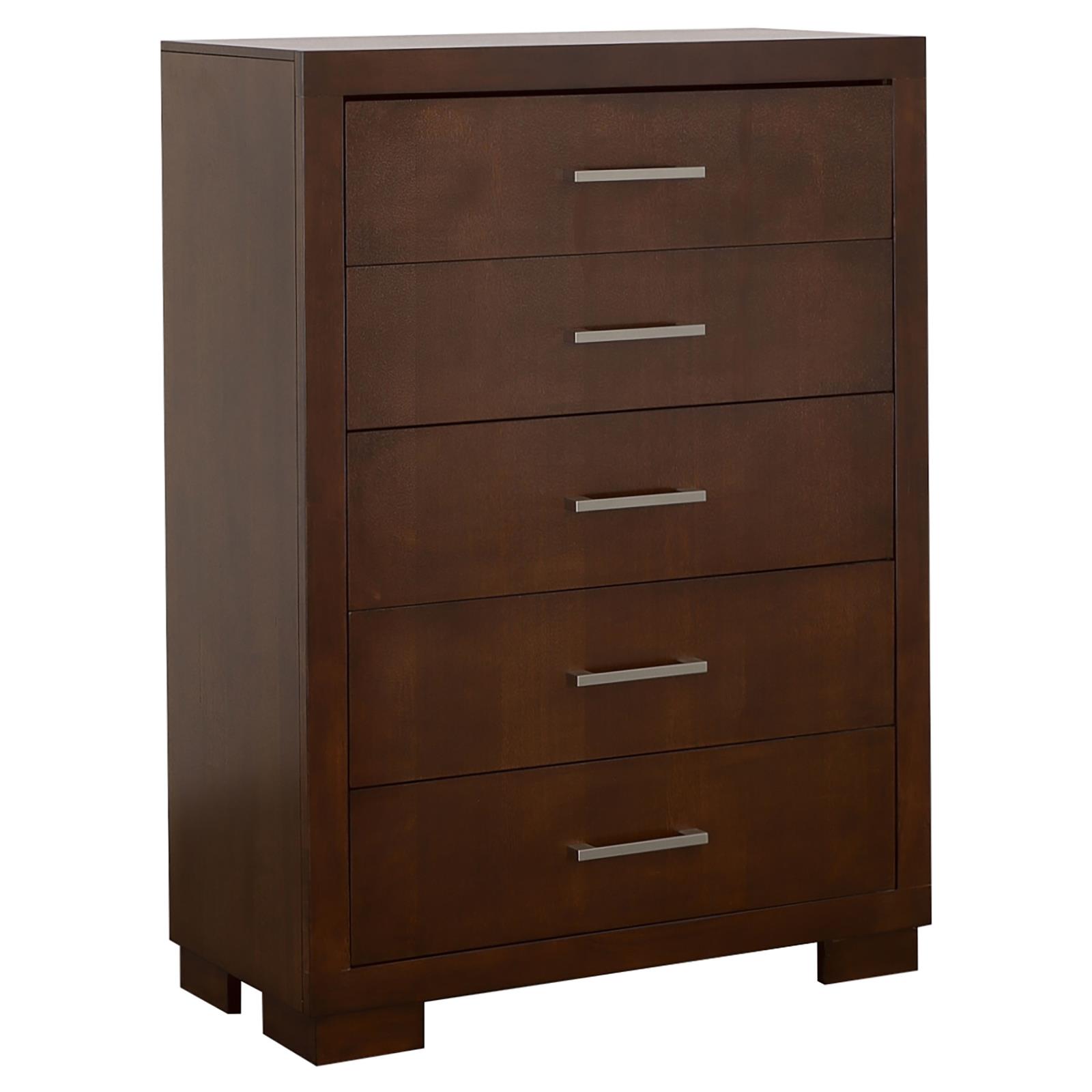 Jessica 6-piece Queen LED Bedroom Set Cappuccino - Image 11