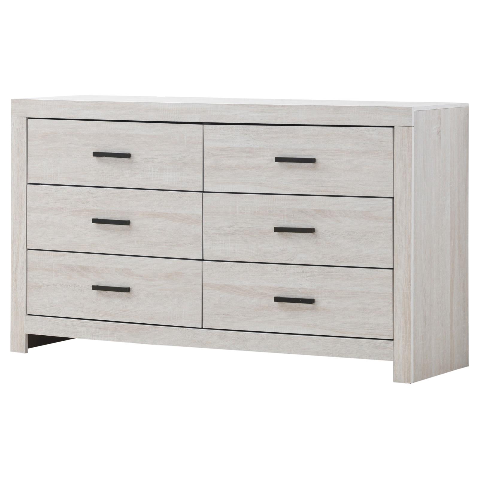 Brantford 6-drawer Dresser Coastal White - Image 4