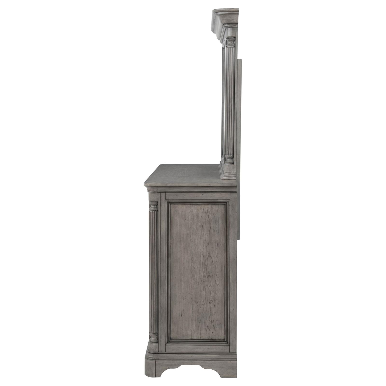 Cresswell 8-drawer Dresser with Mirror Weathered Taupe - Image 5