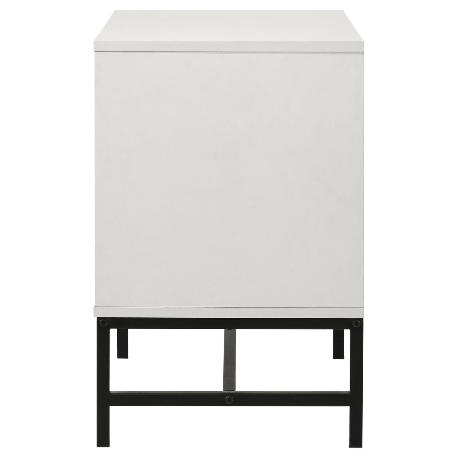 Sonora 2-drawer Nightstand Bedside Table White - Image 9