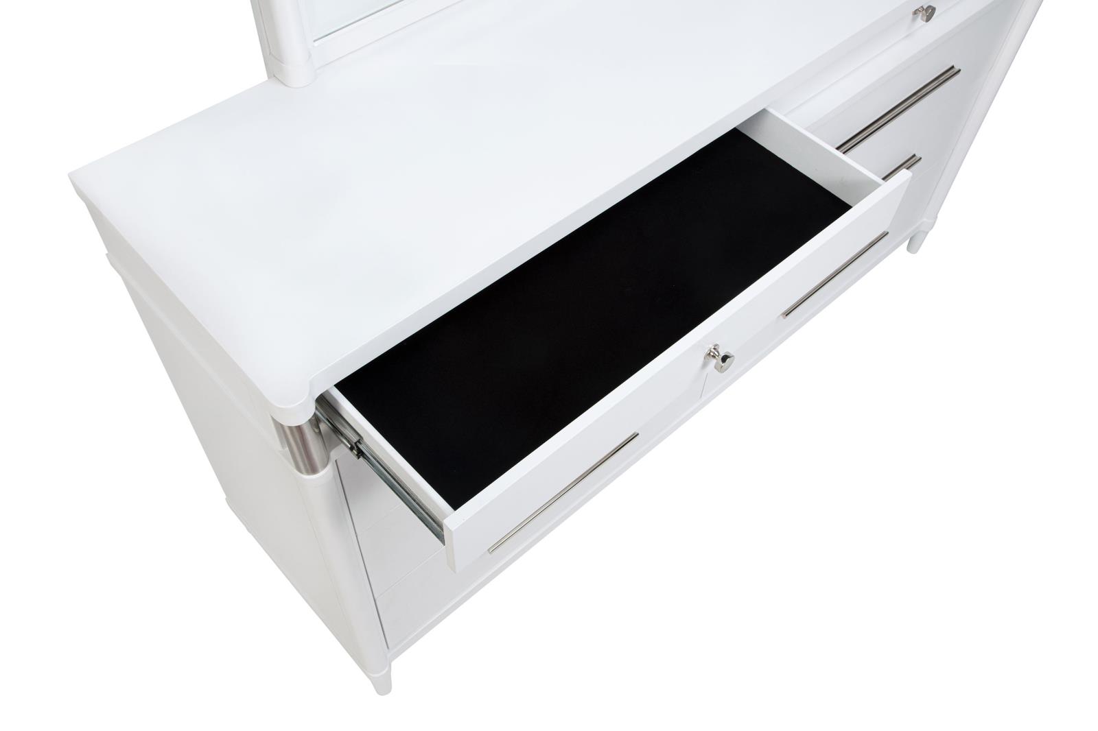 Gracemont 8-drawer Bedroom Dresser with Mirror White - Image 10