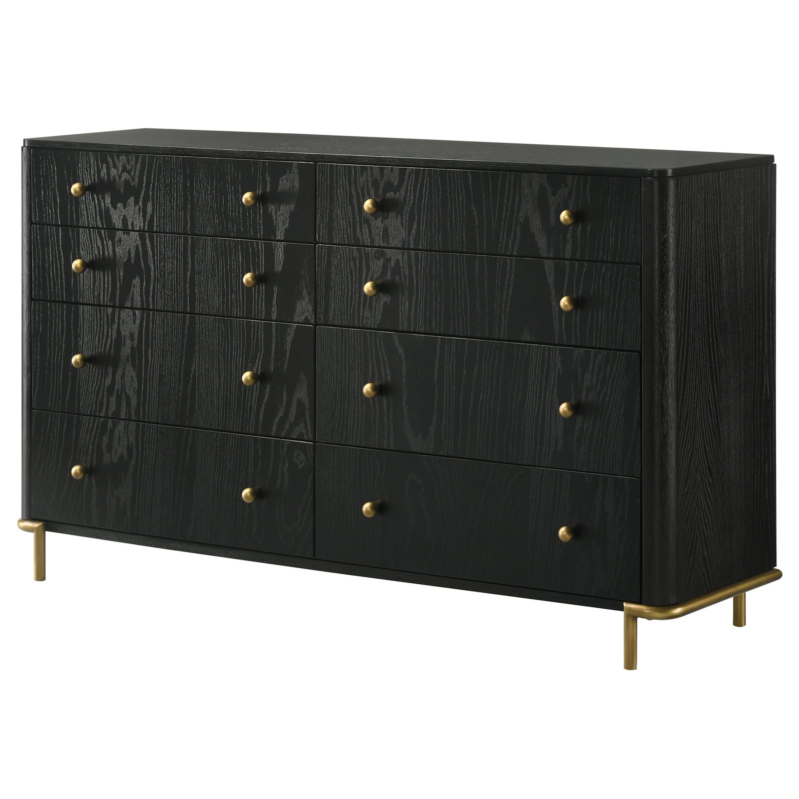 Arini 8-drawer Dresser Black - Image 4