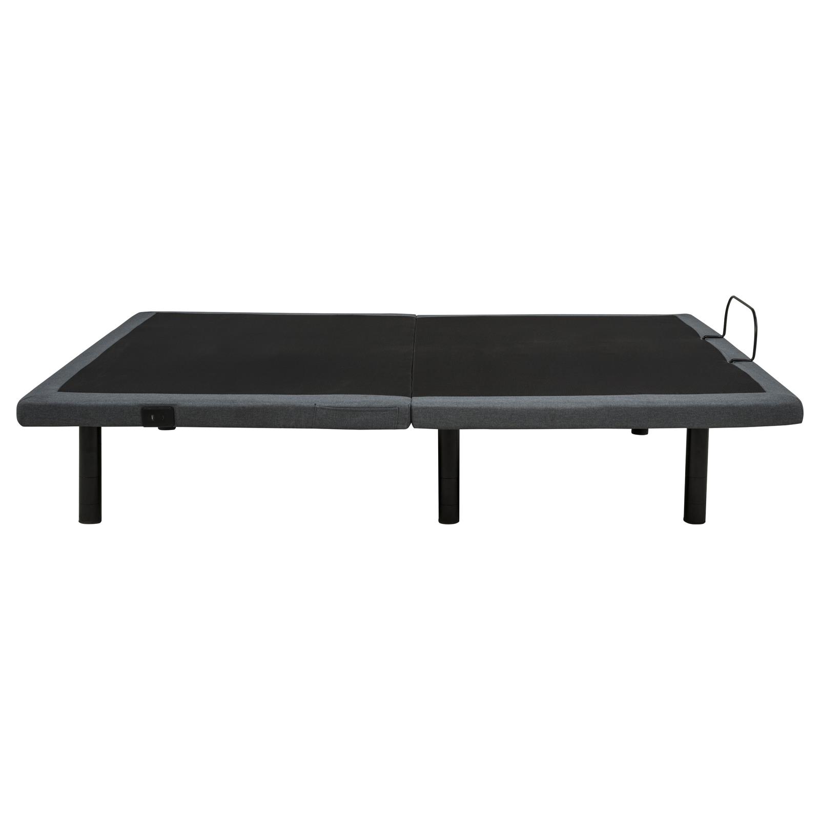 Weston Queen Dual-Motor Massage Adjustable Bed Base in Black and Grey - Image 6