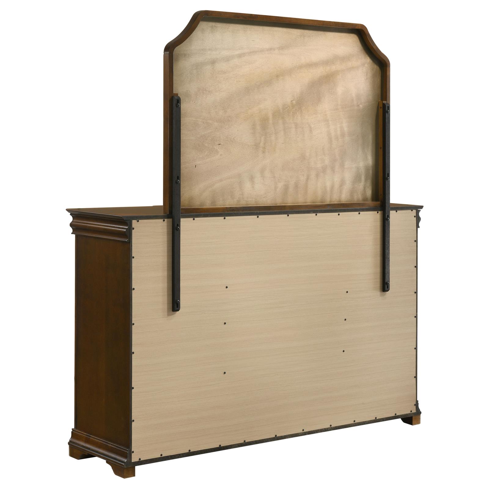 Garland 9-drawer Bedroom Dresser with Mirror Brown Cherry - Image 6