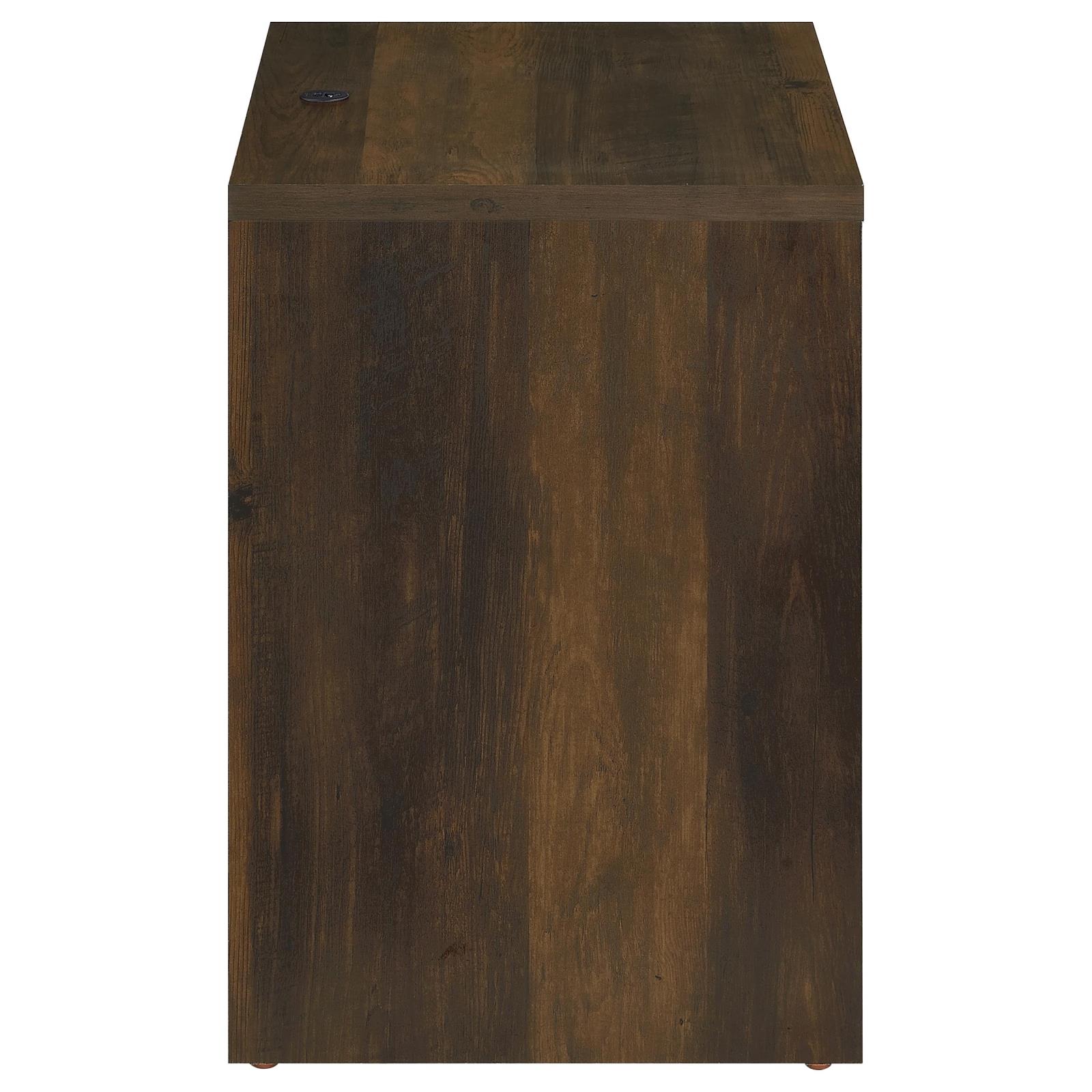 Westpark 2-drawer Nightstand LED Lights and USB Dark Pine - Image 10