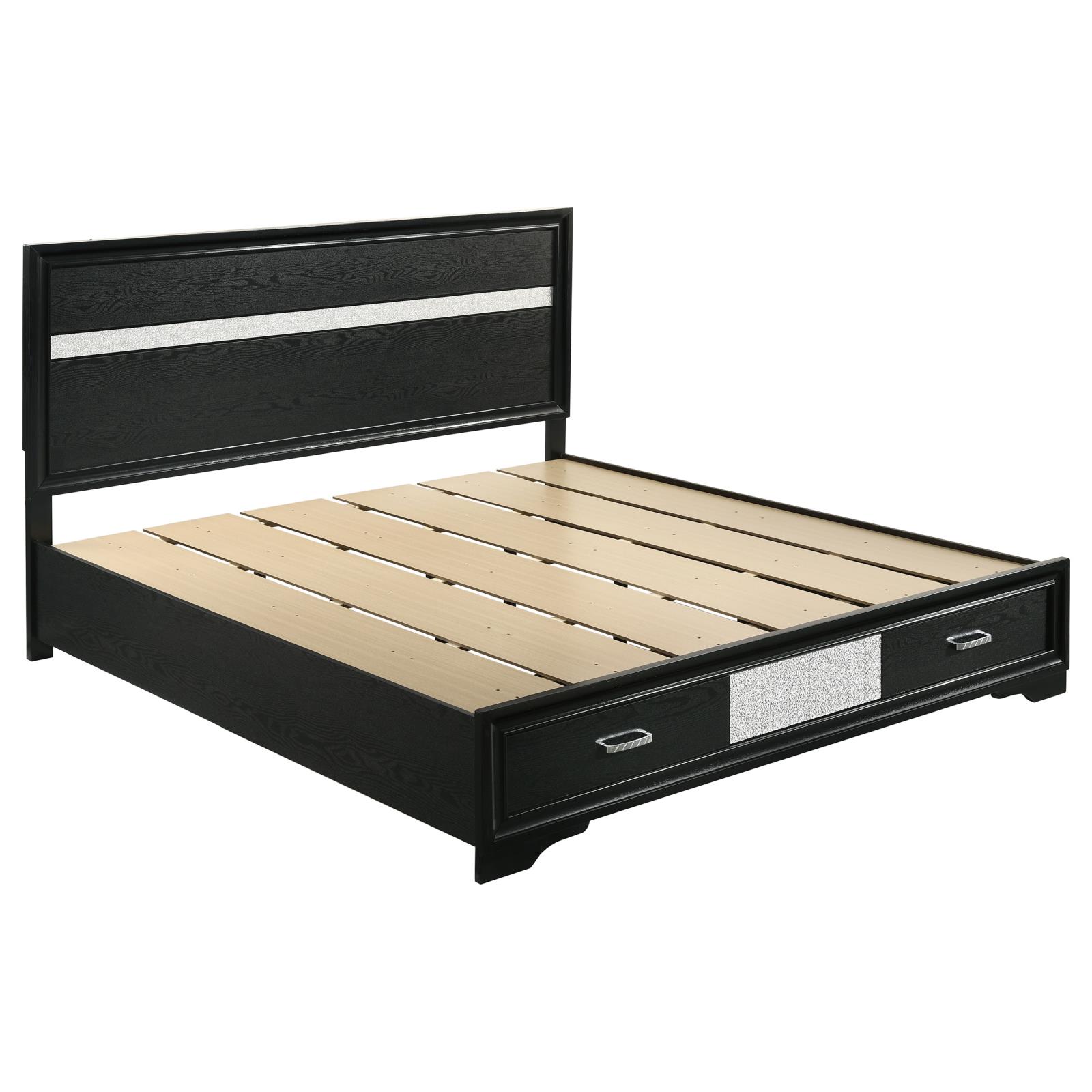 Miranda 51-inch Wood Eastern King Storage Panel Bed - Image 10