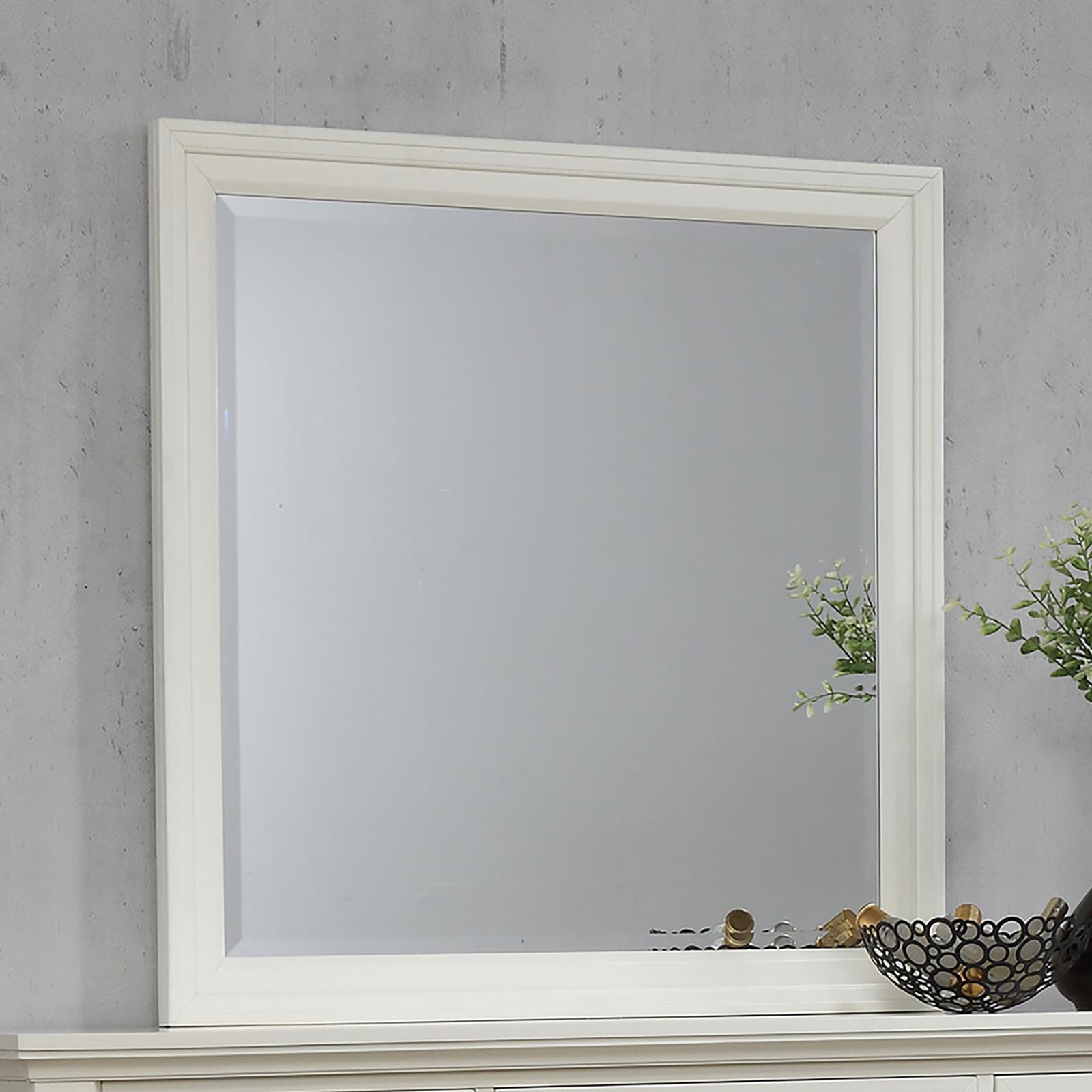 Sandy Beach Dresser Mirror Cream White - Image 2