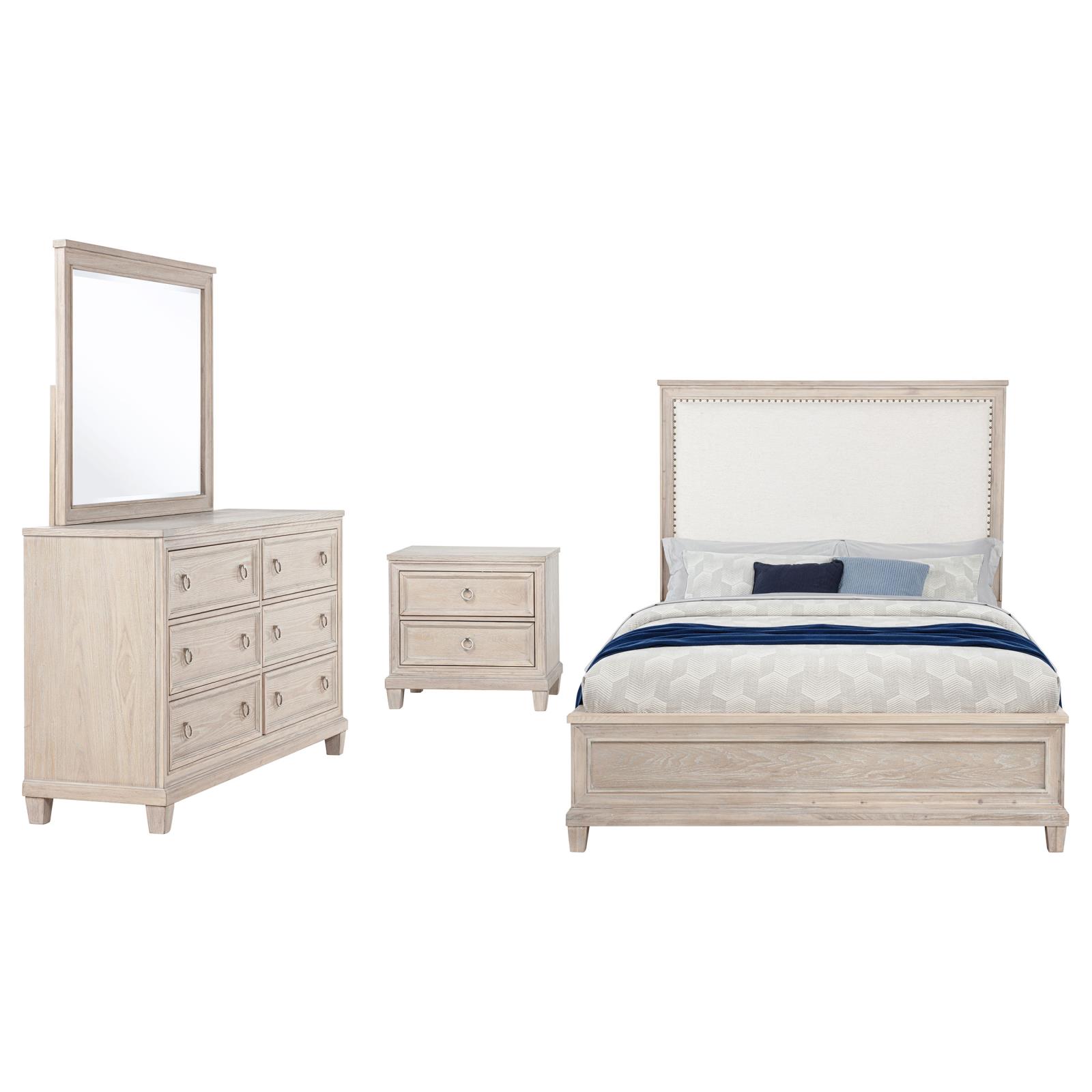 Pembroke Bedroom Set Washed Oak - Image 2