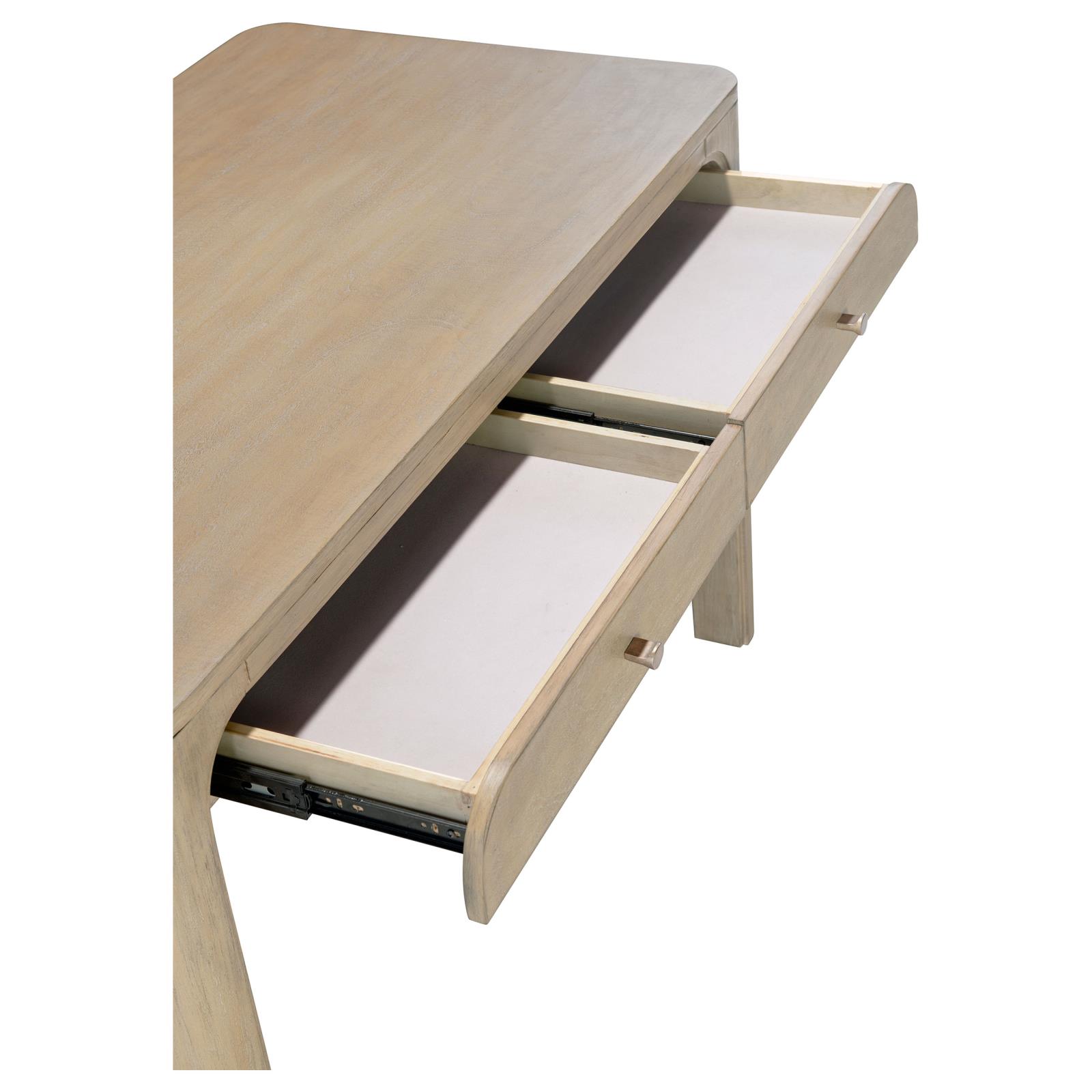Solano 2-drawer Makeup Table Vanity Desk Weathered Mango - Image 10