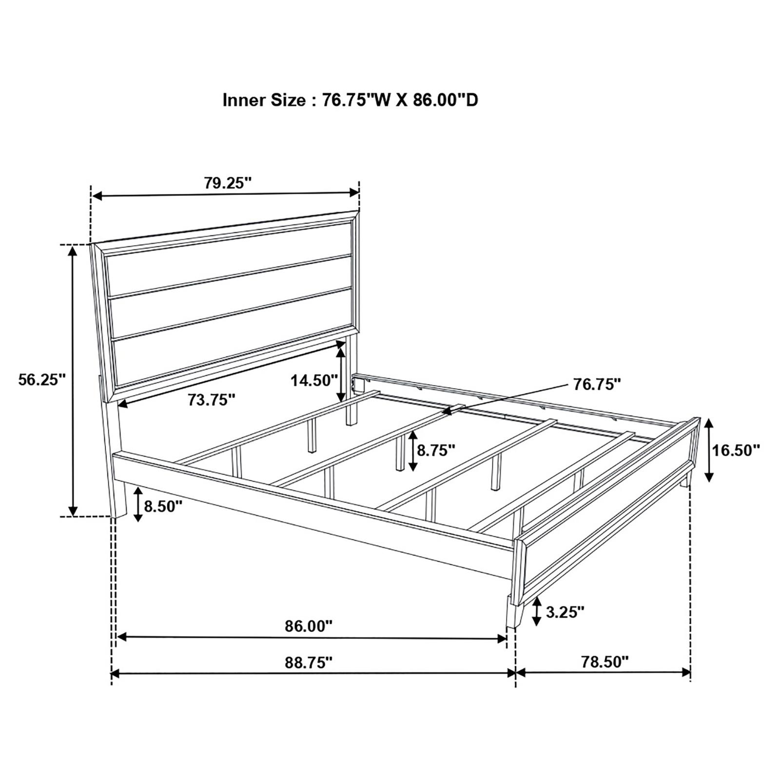 Watson Four-piece Bedroom Set Grey Oak - Image 15