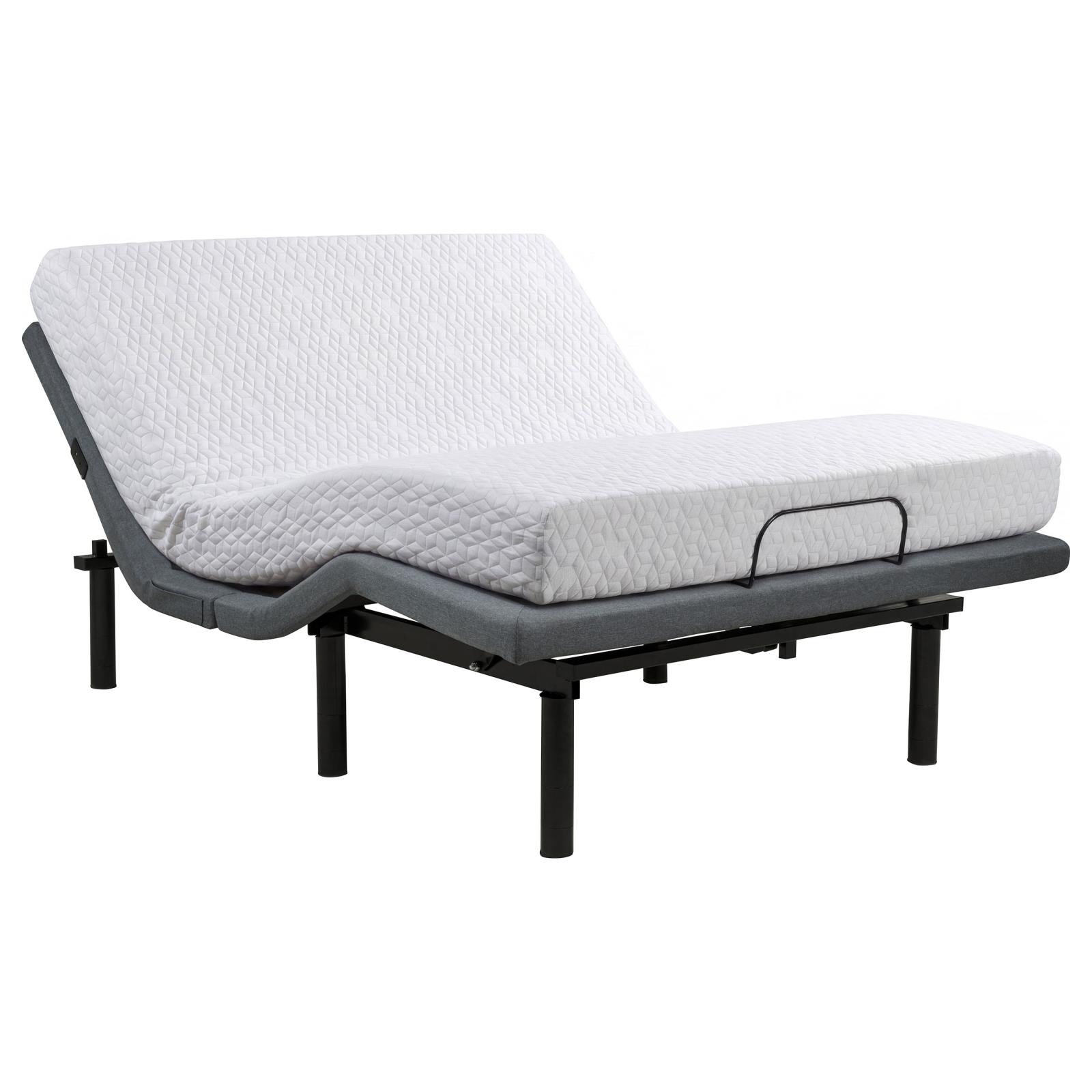 Weston Queen Dual-Motor Massage Adjustable Bed Base in Black and Grey - Image 3
