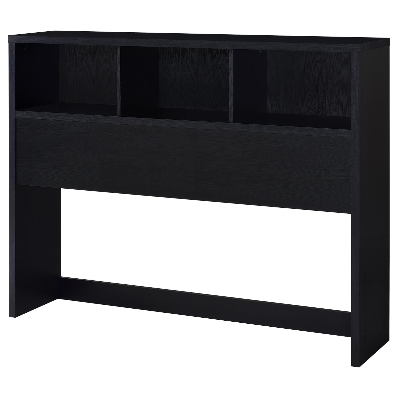 Westpark 49-inch Queen Bookcase Headboard Black - Image 4