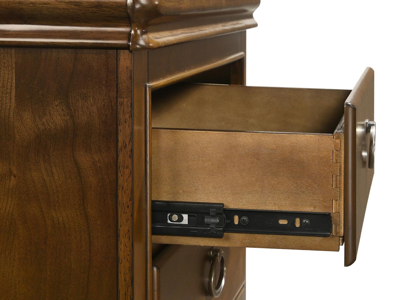 Garland 2-drawer Nightstand Bedside Table Brown Cherry - Image 13