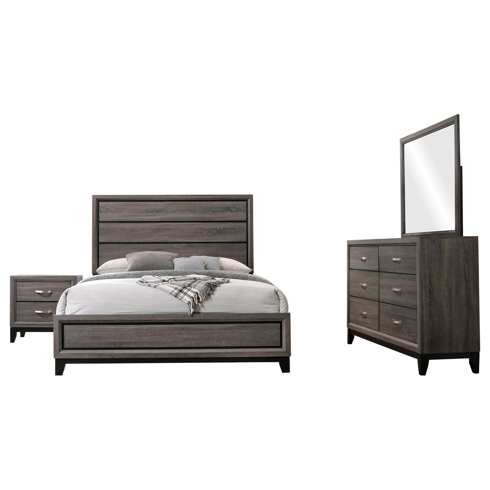 Watson Four-piece Bedroom Set Grey Oak - Image 2