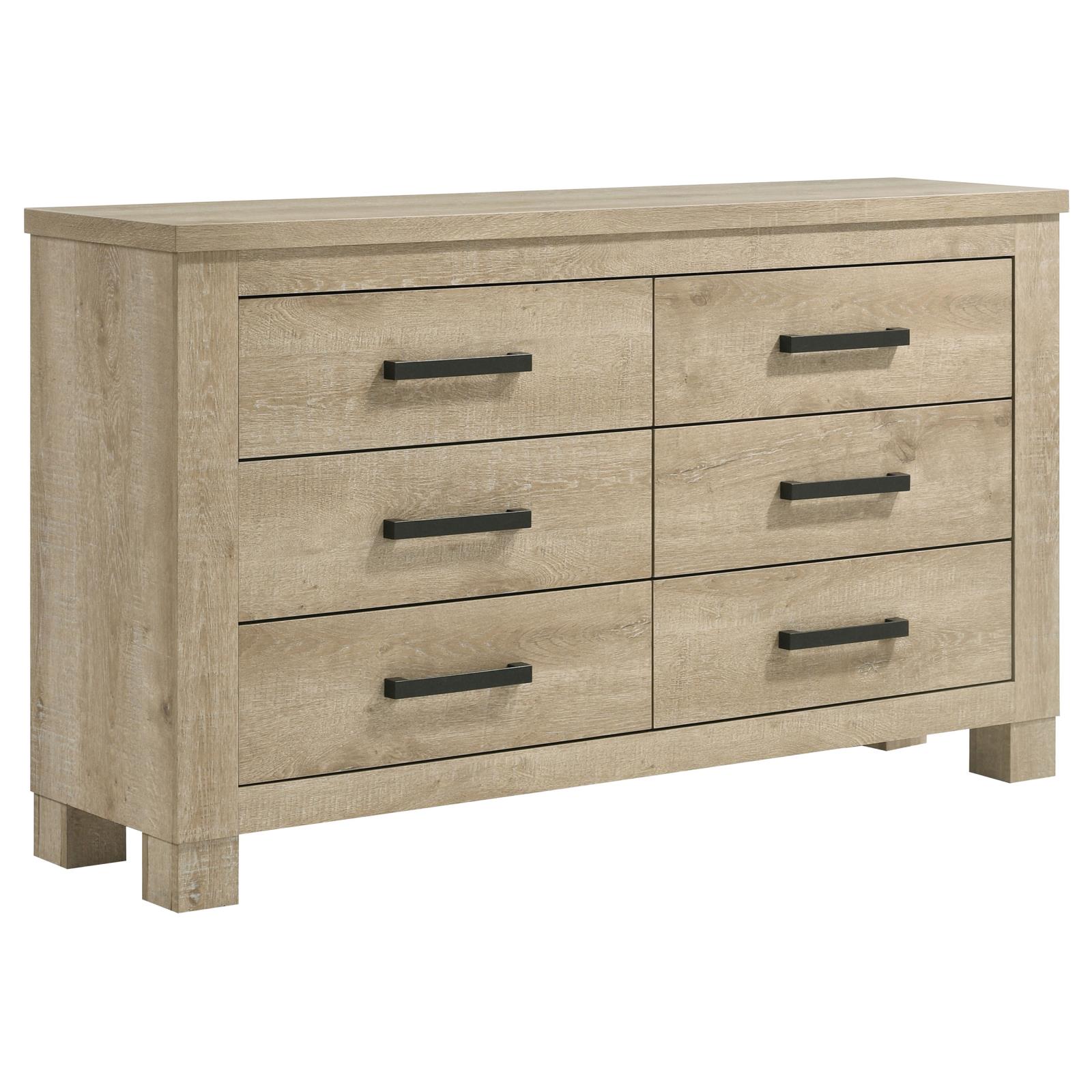 Oakglen Bedroom Set Weathered Oak - Image 7