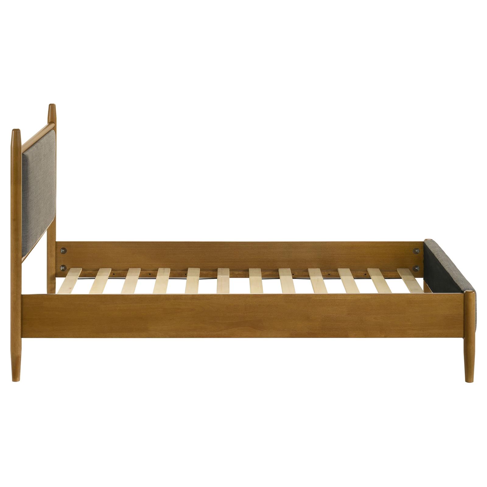 Mason 46-inch Twin Panel Platform Bed Grey and Light Brown - Image 6