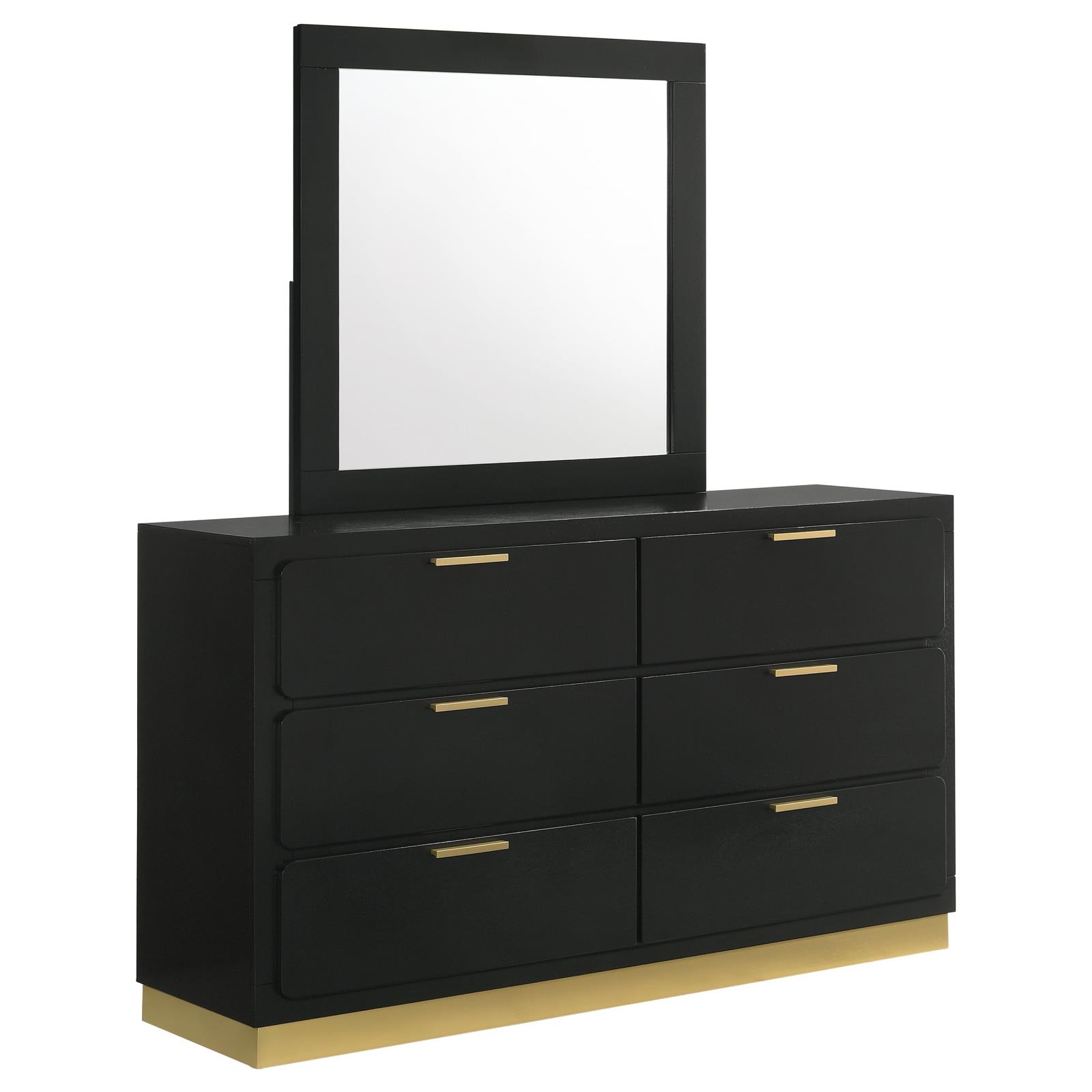 Caraway 6-drawer Dresser with Mirror - Image 14