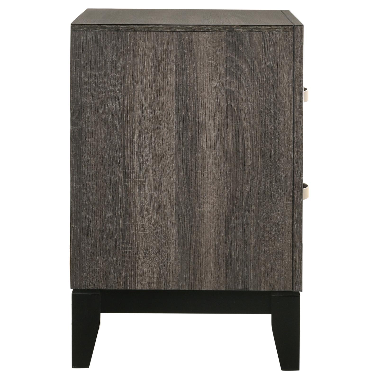 Watson 2-drawer Nightstand Grey Oak - Image 8