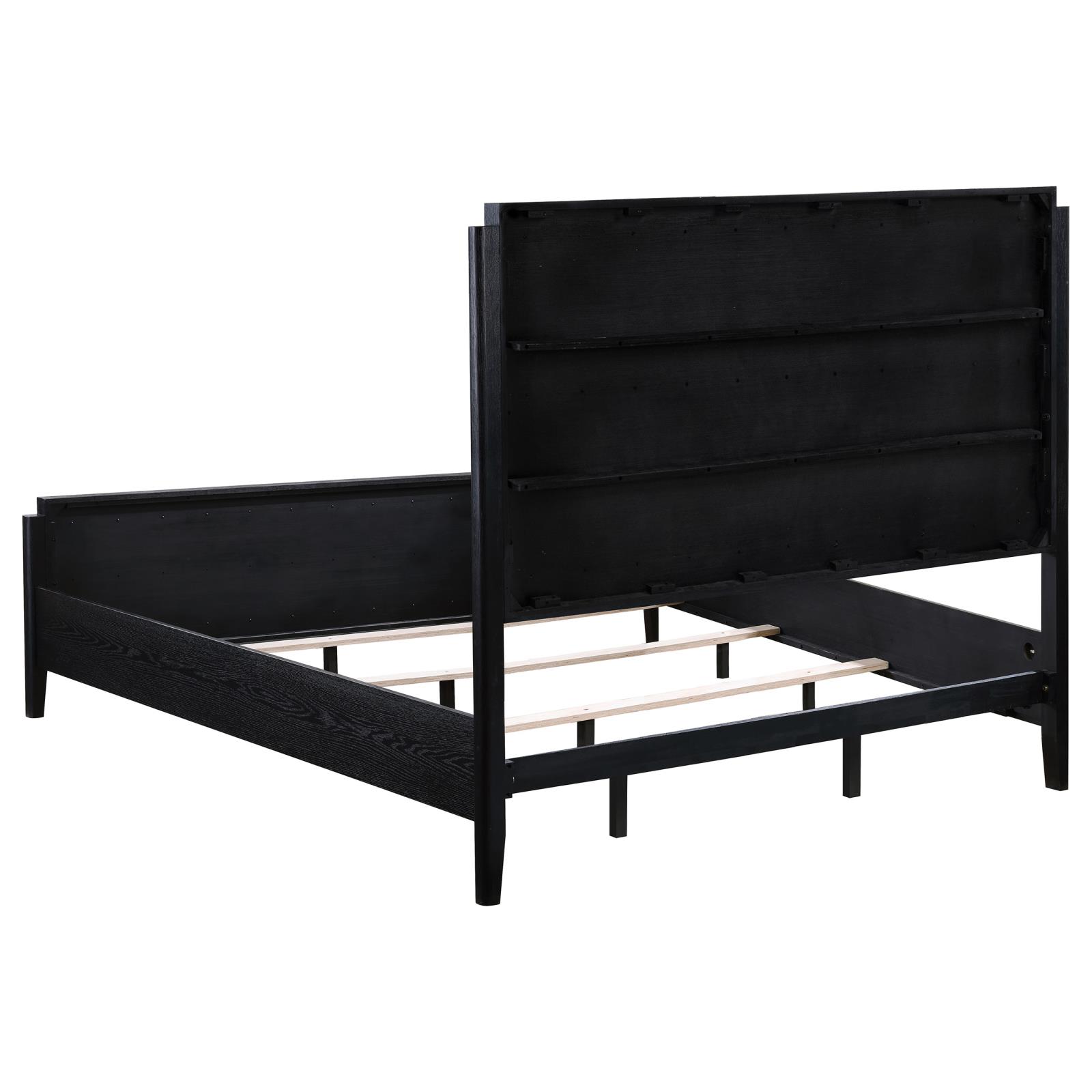 Brookmead 60-inch Upholstered Eastern King Bed Black - Image 5
