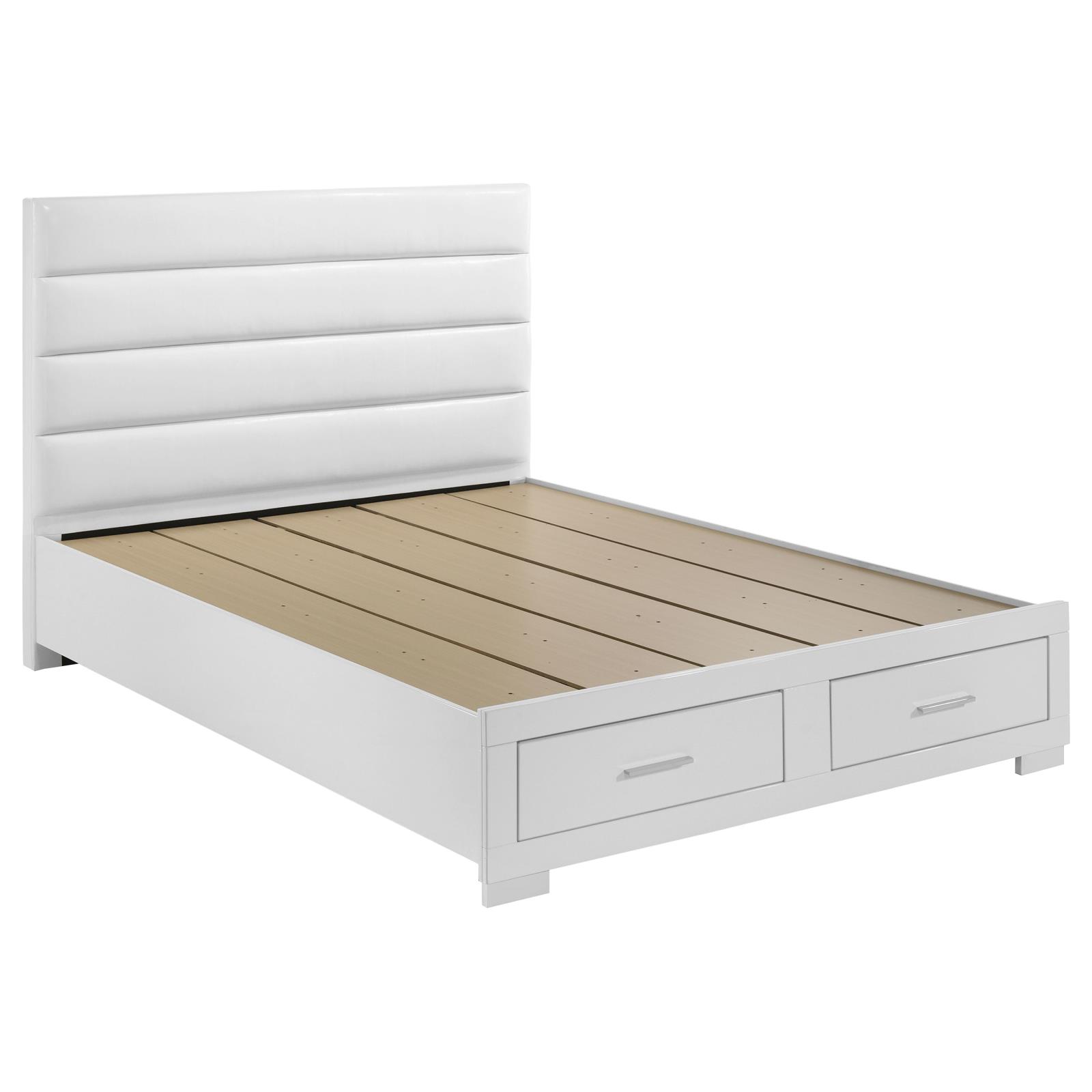 Felicity Platform Bedroom Set White - Image 3
