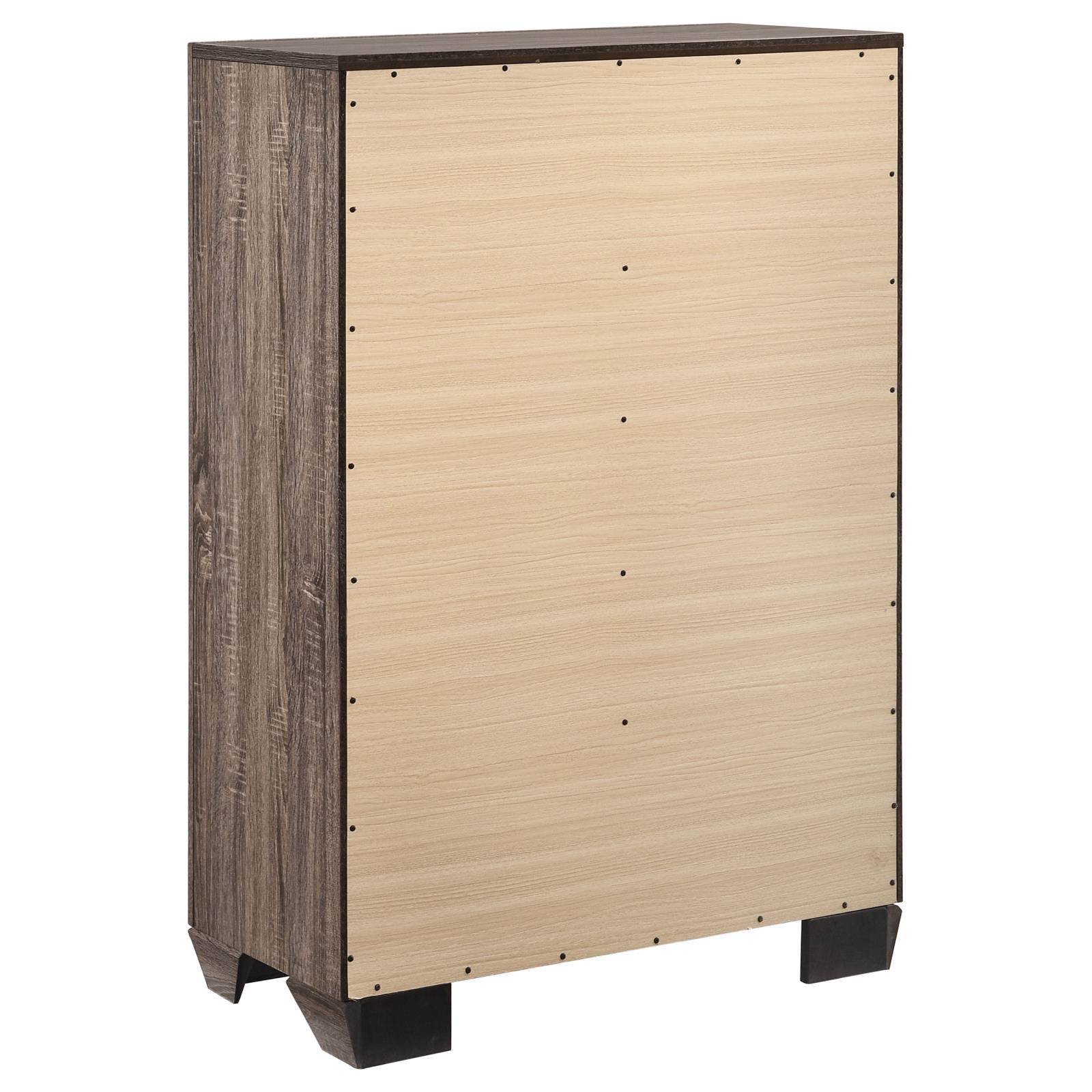 Kauffman 5-drawer Bedroom Chest Washed Taupe - Image 6