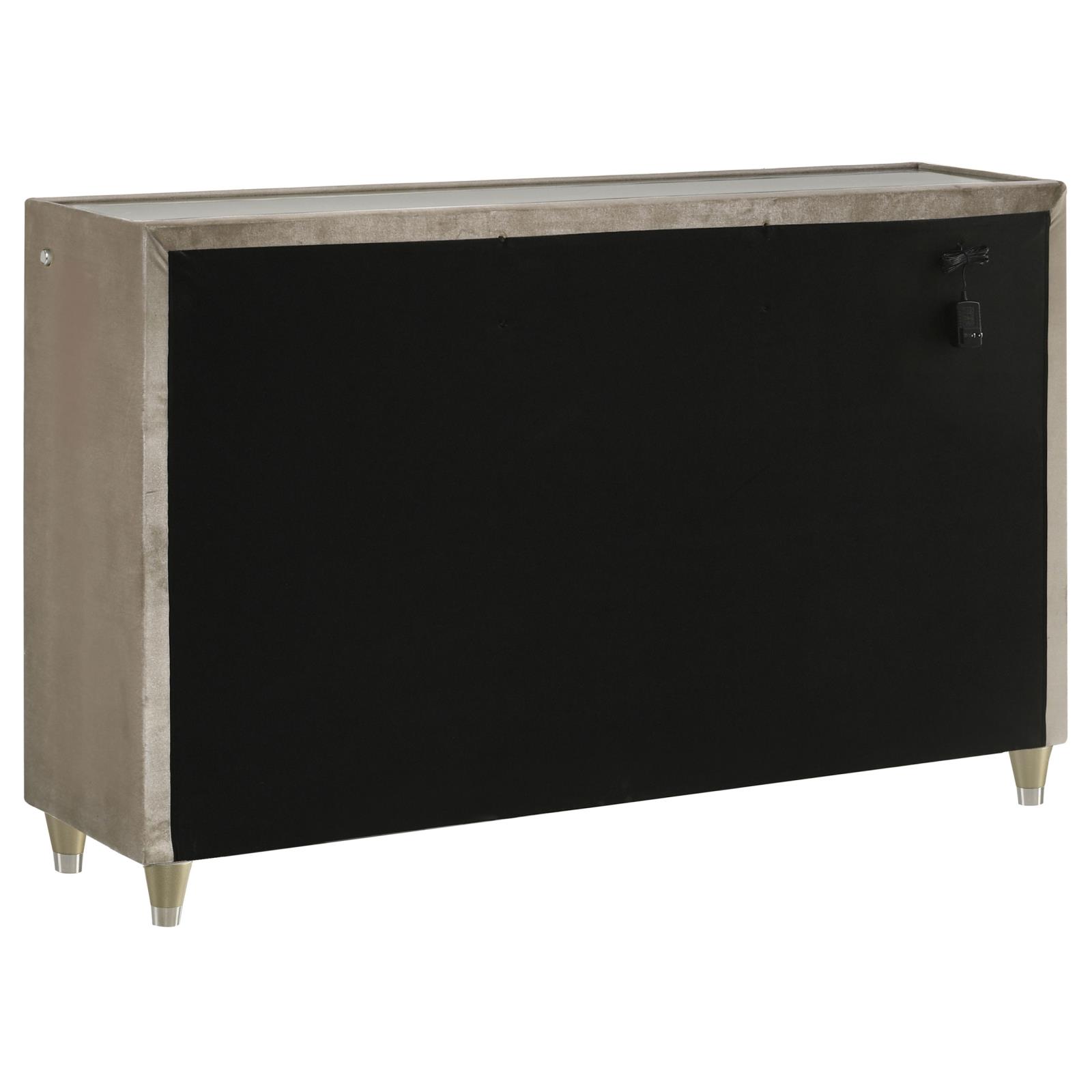 Lorient 8-drawer LED Bedroom Dresser Cabinet - Image 6
