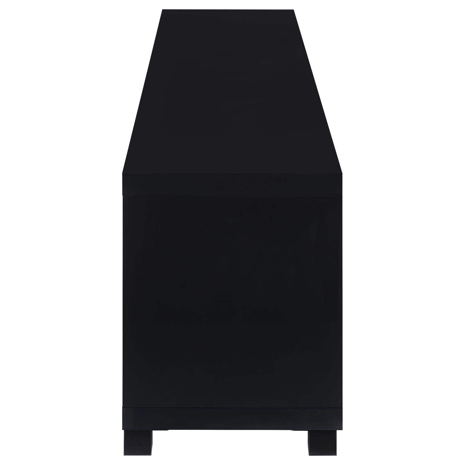 Sachin 4-door Engineered Wood 79-inch TV Stand Black - Image 5