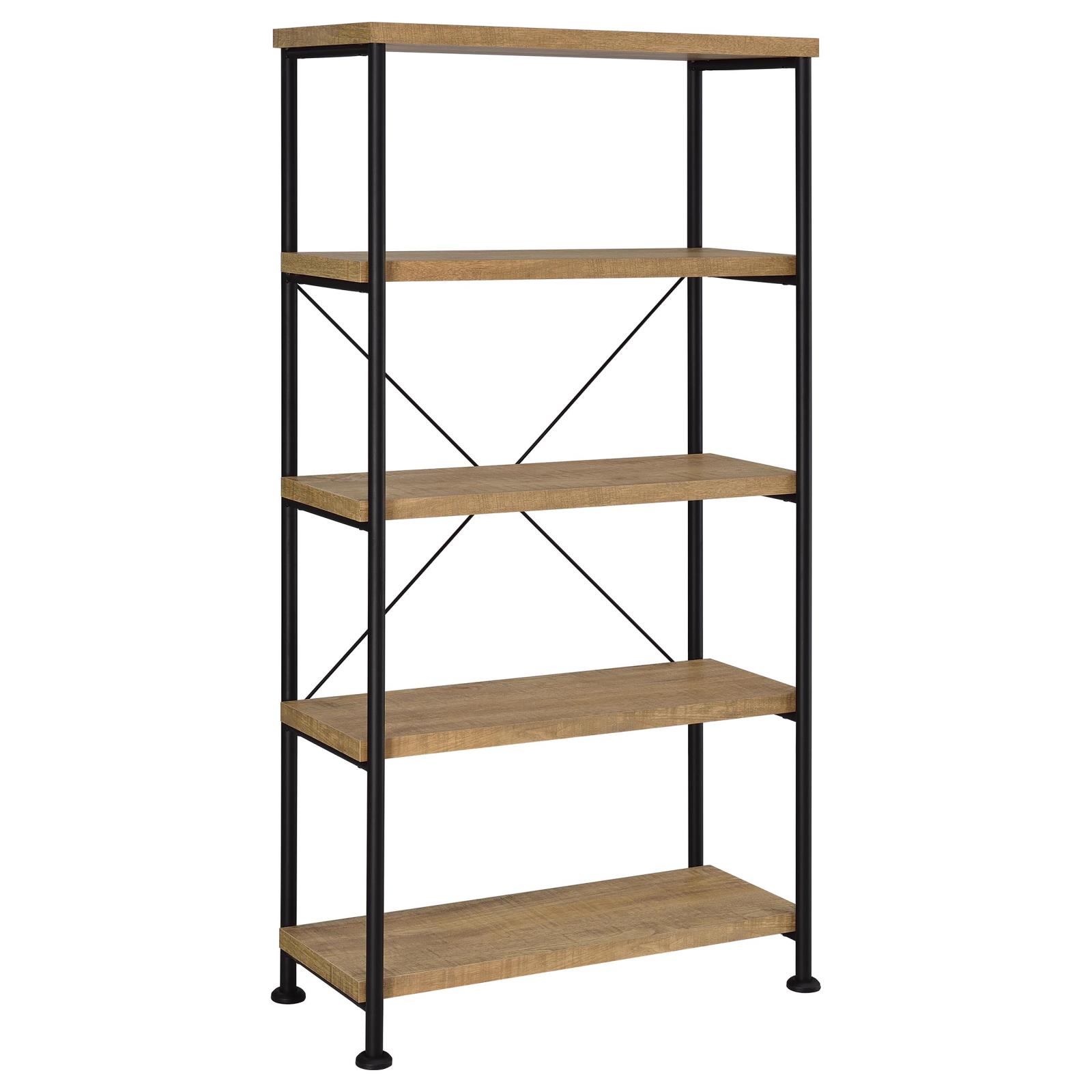 Analiese 63-inch 4-shelf Bookshelf Mango