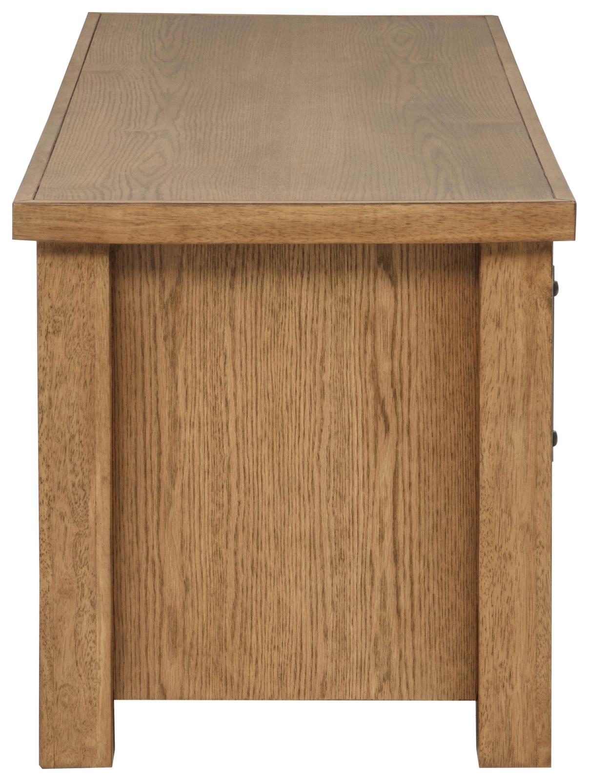 Beasley 2-Door 71-Inch Wood TV Stand Media Console Golden Oak - Image 11