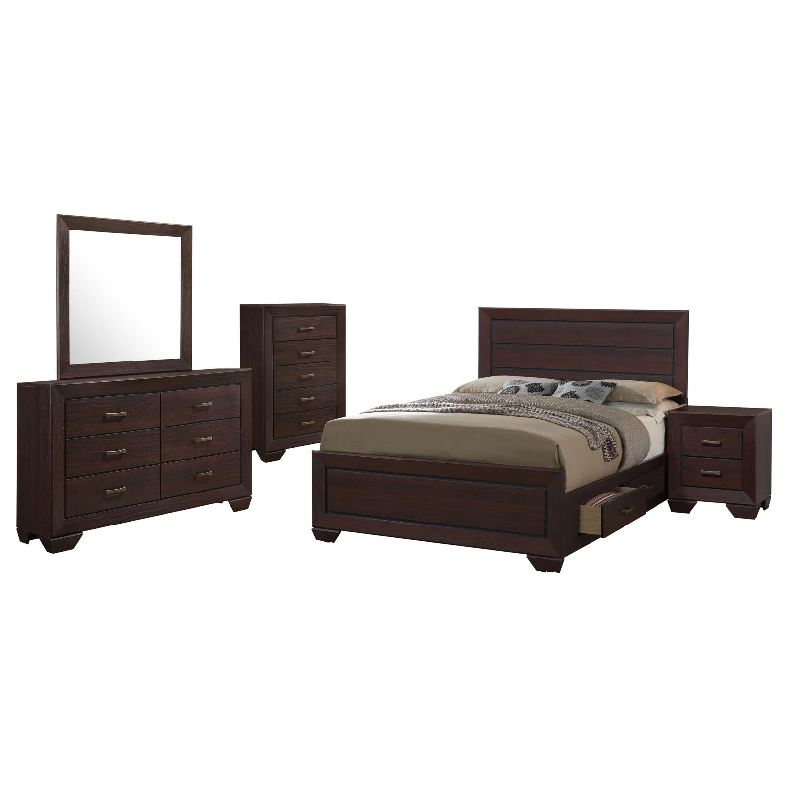 Kauffman Bedroom Set Dark Cocoa - Image 19
