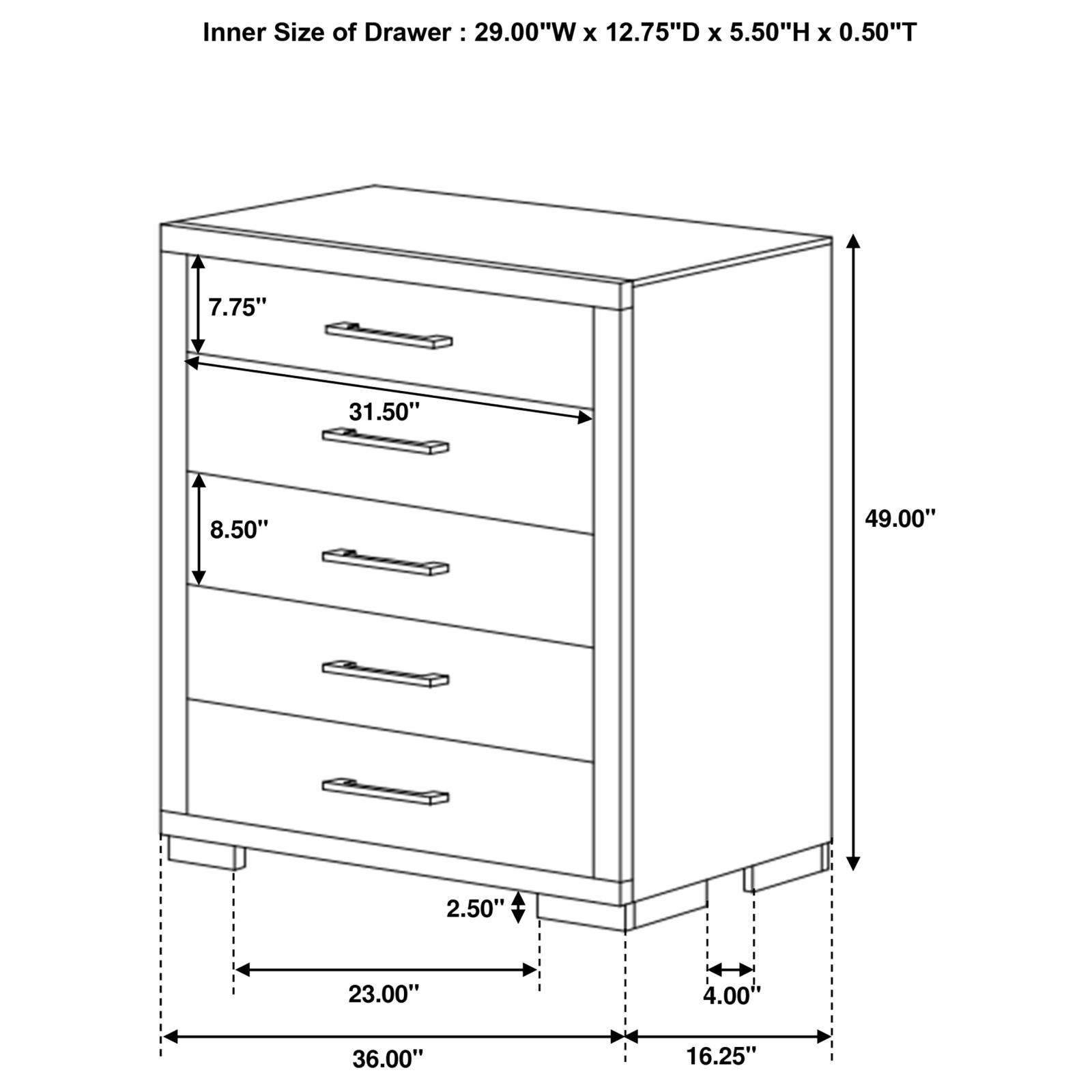 Jessica 6-piece Queen LED Bedroom Set Cappuccino - Image 18