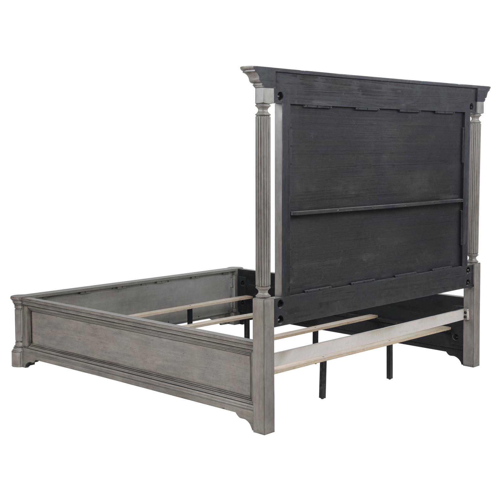 Cresswell Eastern King Upholstered Panel Bed Weathered Taupe - Image 5