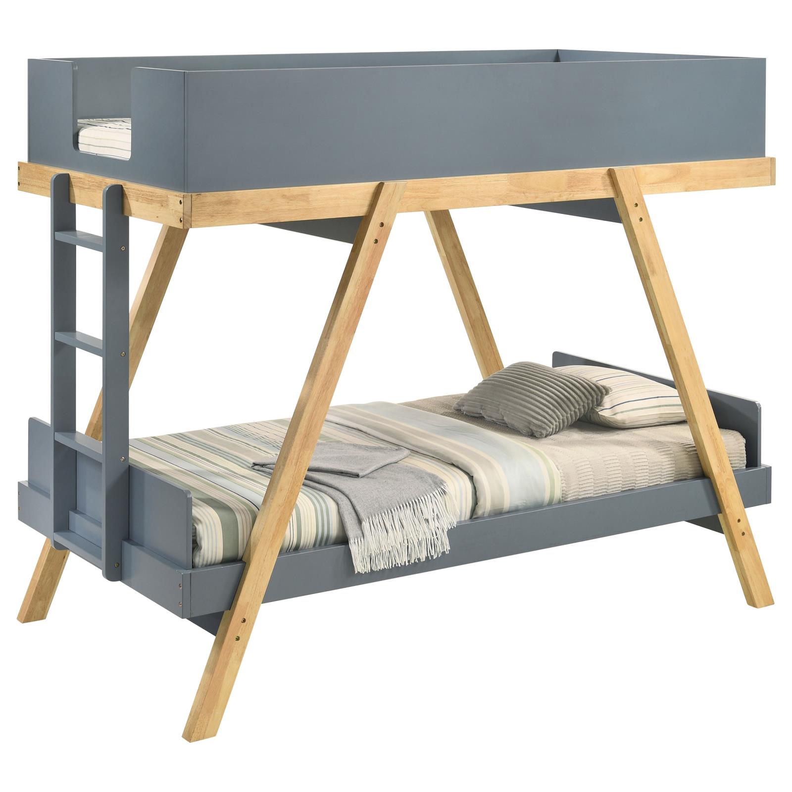 Frankie Twin Over Twin Bunk Bed with 7-inch Mattresses - Image 7