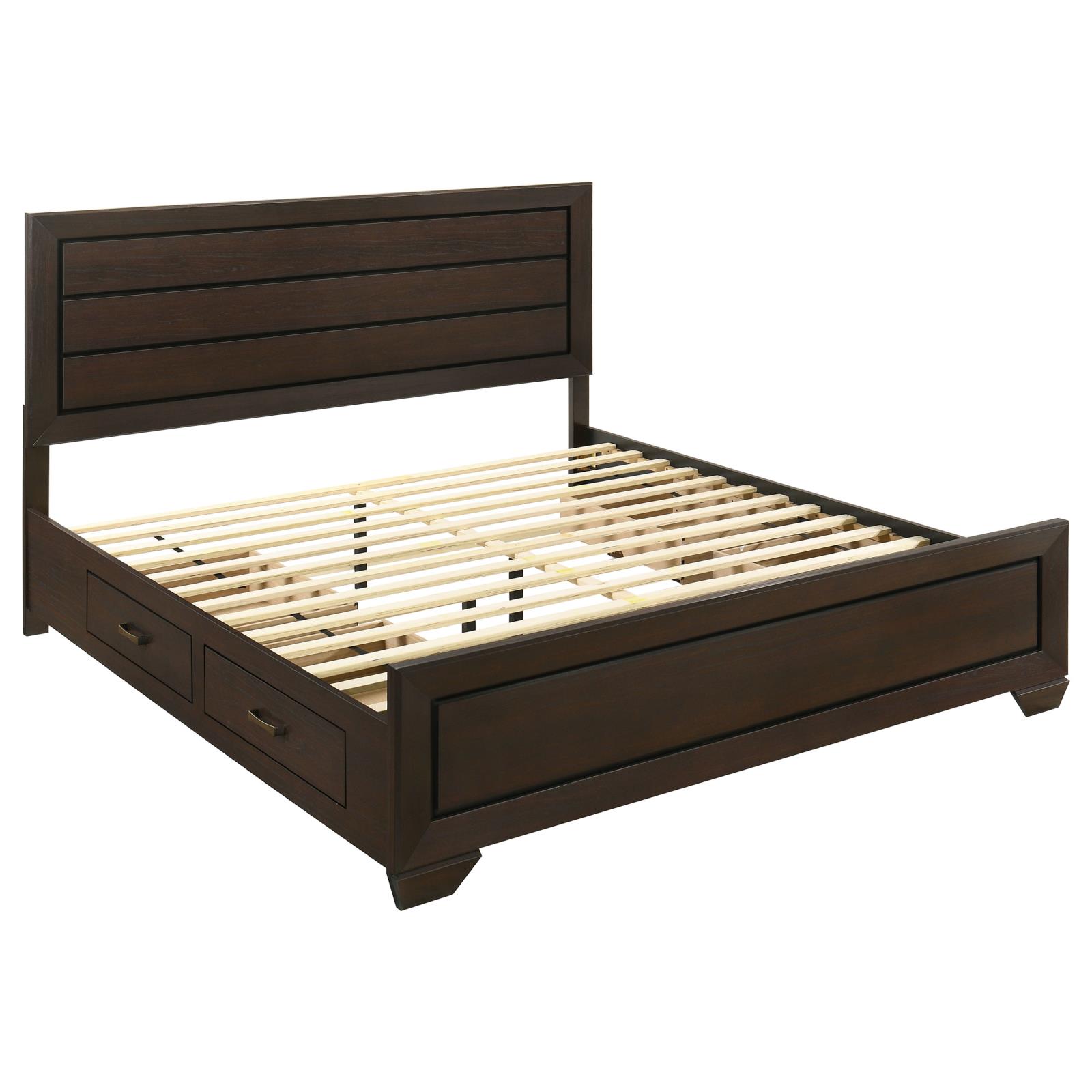 Kauffman Bedroom Set Dark Cocoa - Image 4