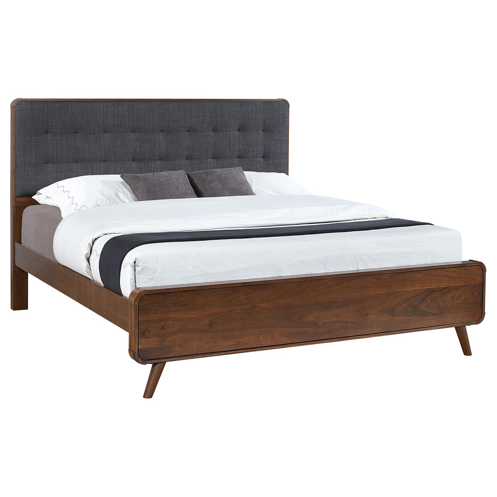 Robyn Wood Eastern King Platform Bed Dark Walnut - Image 3