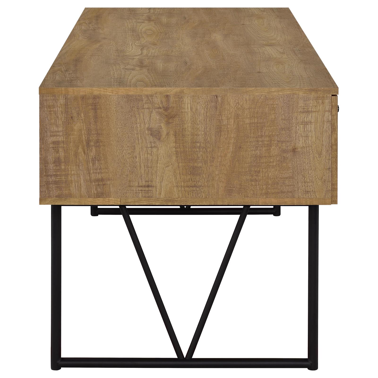 Analiese 63-inch 4-drawer Writing Desk Mango - Image 9
