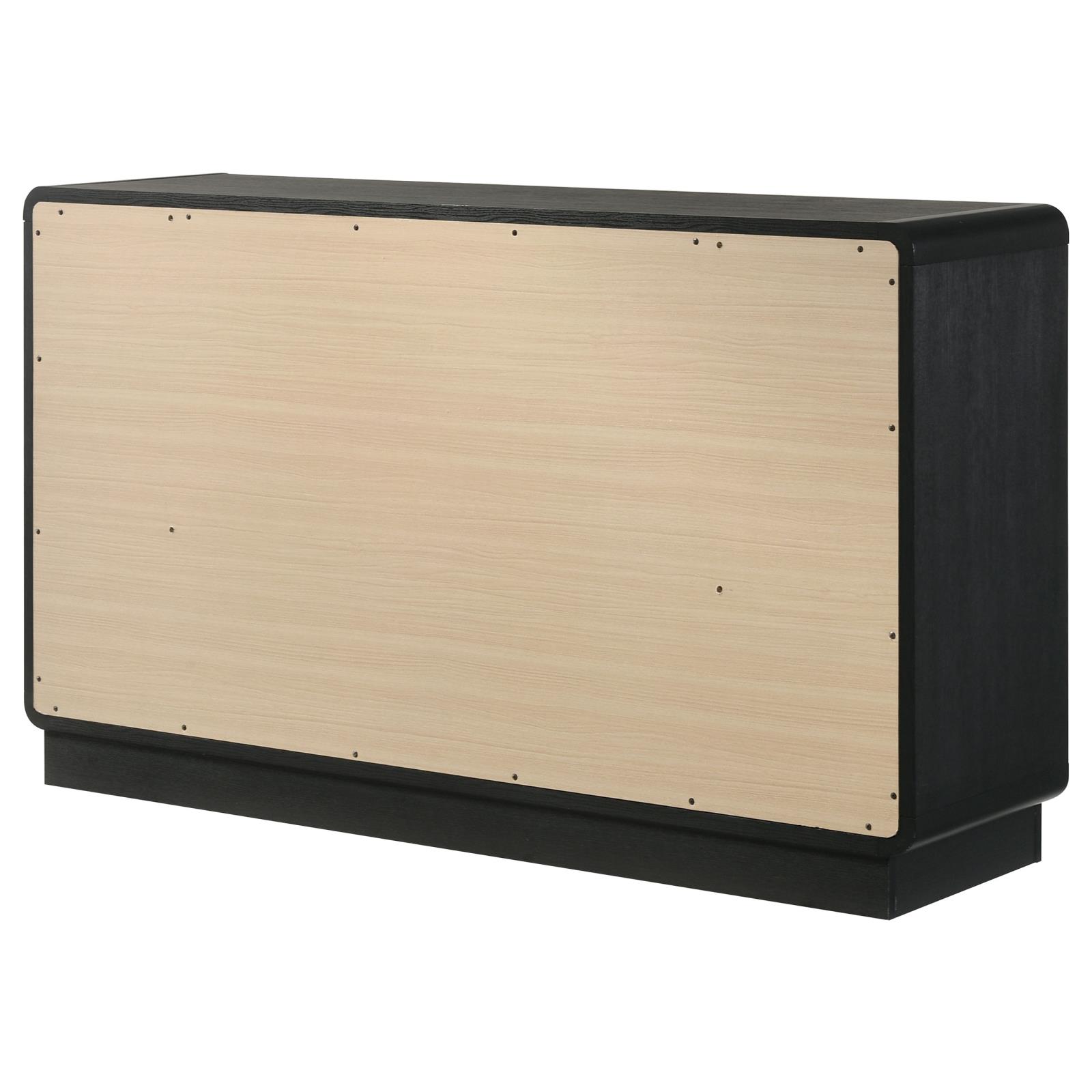 Cavelle 6-drawer Dresser Cabinet Black - Image 8