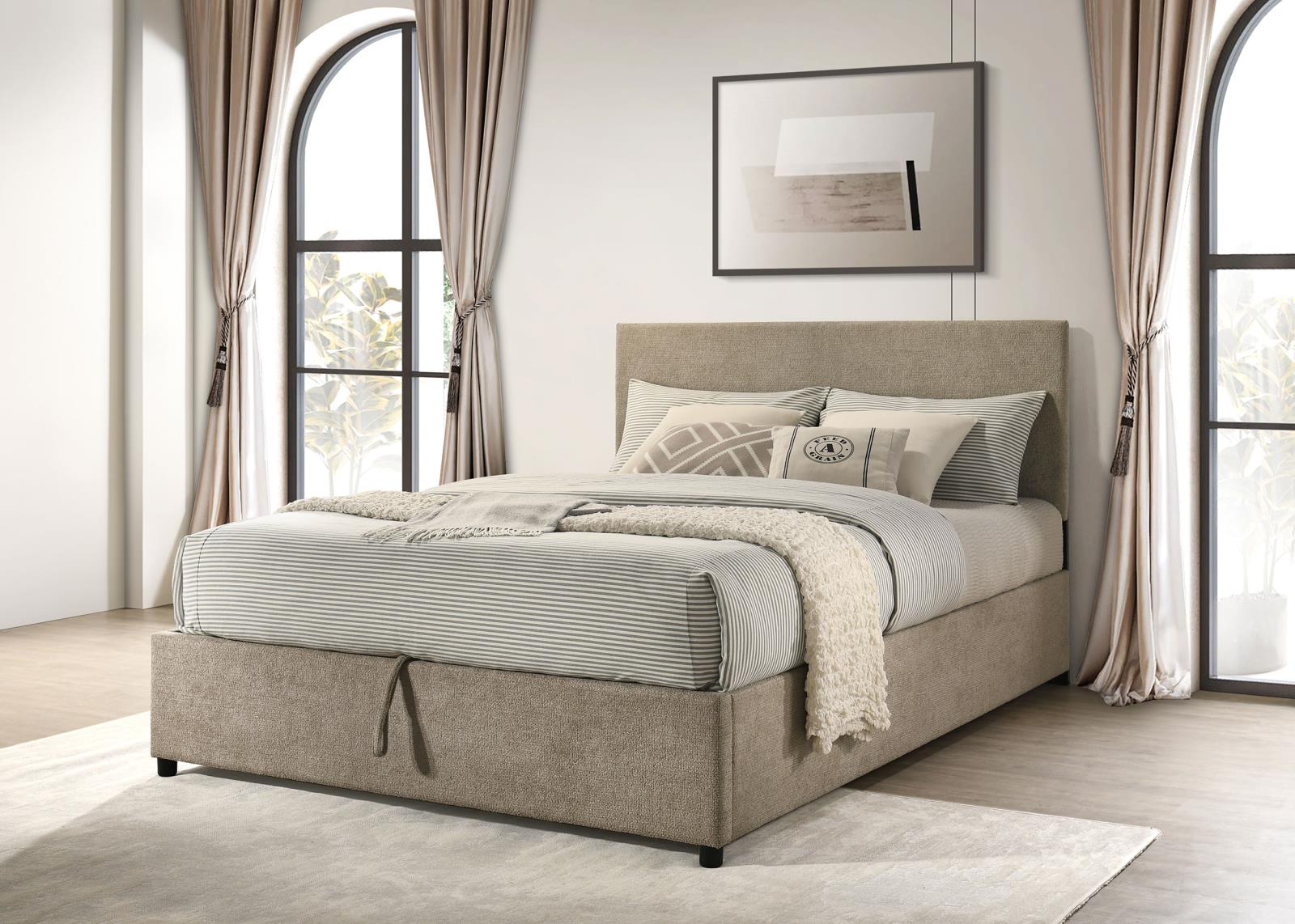 Reeves Upholstered Eastern King Lift-Top Storage Platform Bed - Image 13