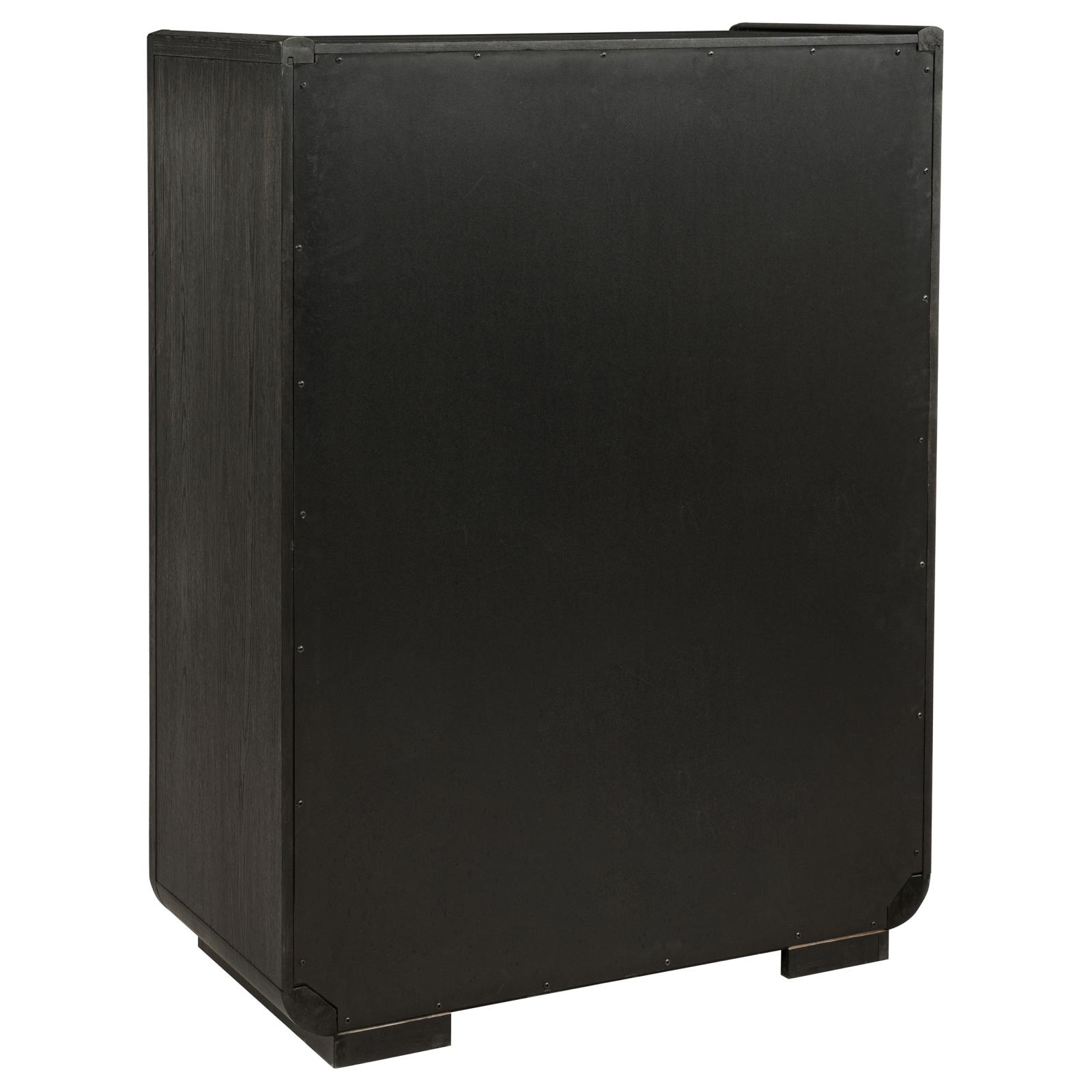Leandro 5-drawer Bedroom Chest of Drawers Burnished Black - Image 6