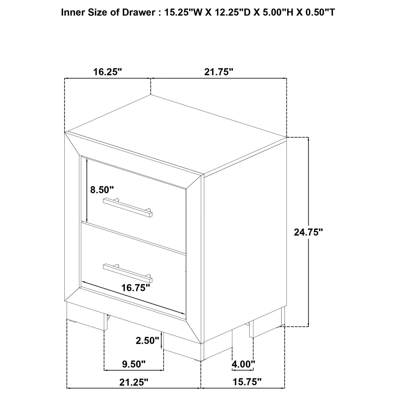 Arielle Bedroom Set Light Oak - Image 17